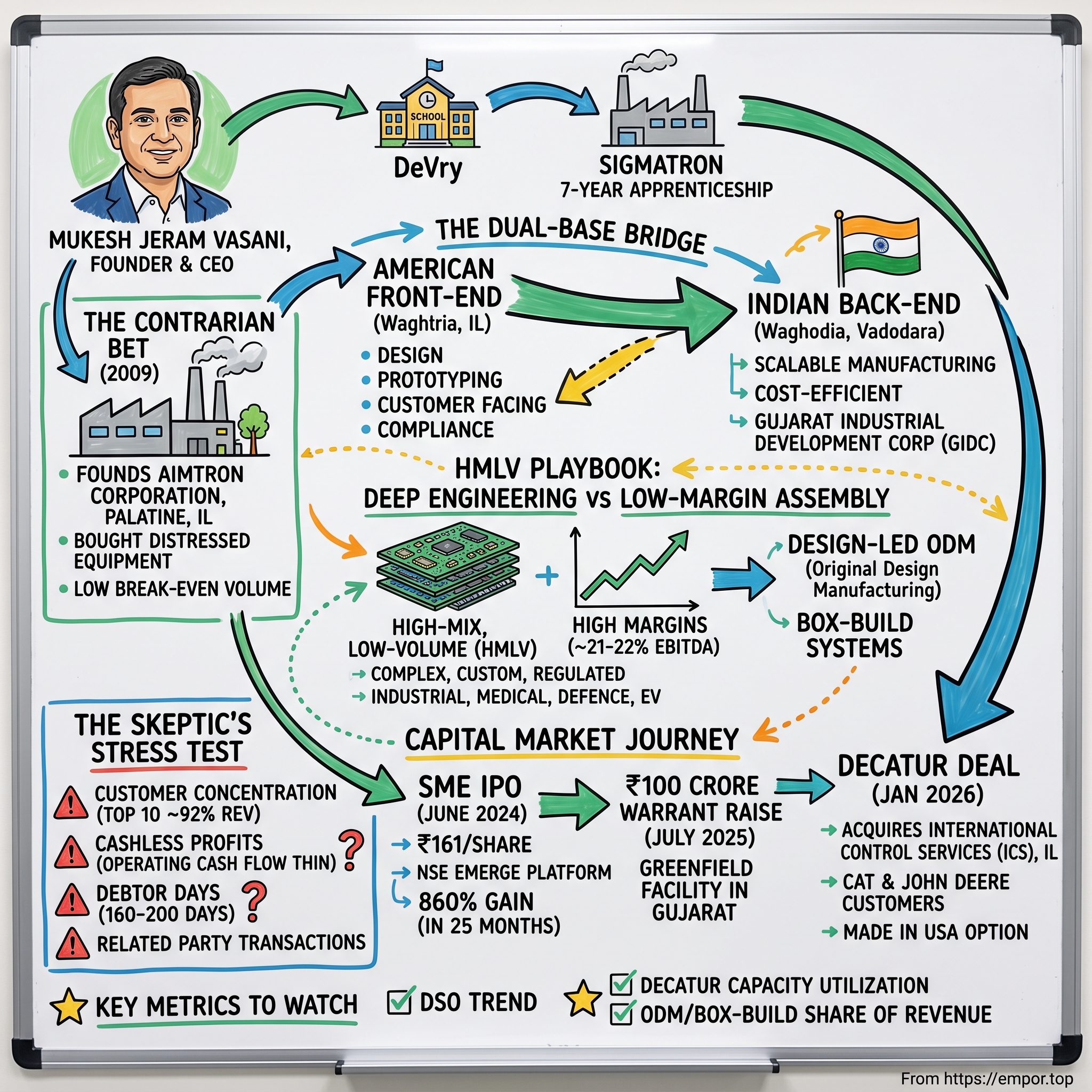 Aimtron Electronics Ltd. visual story map