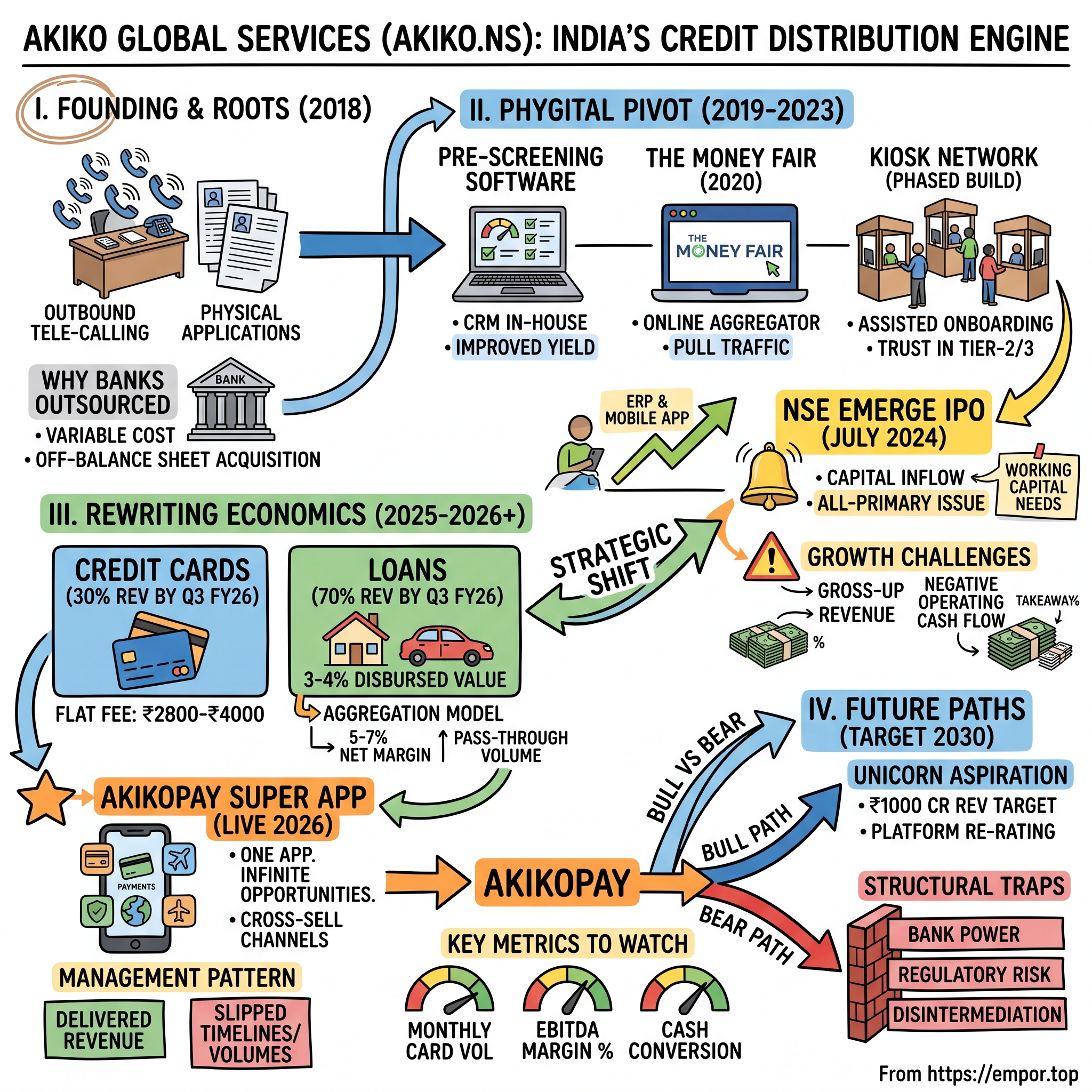 Akiko Global Services Ltd. visual story map