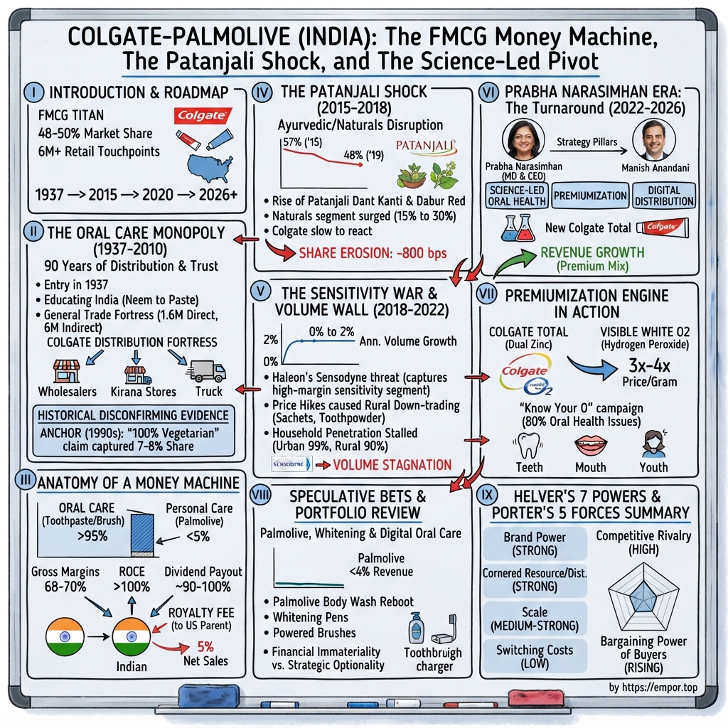 Colgate-Palmolive (India) Limited visual story map