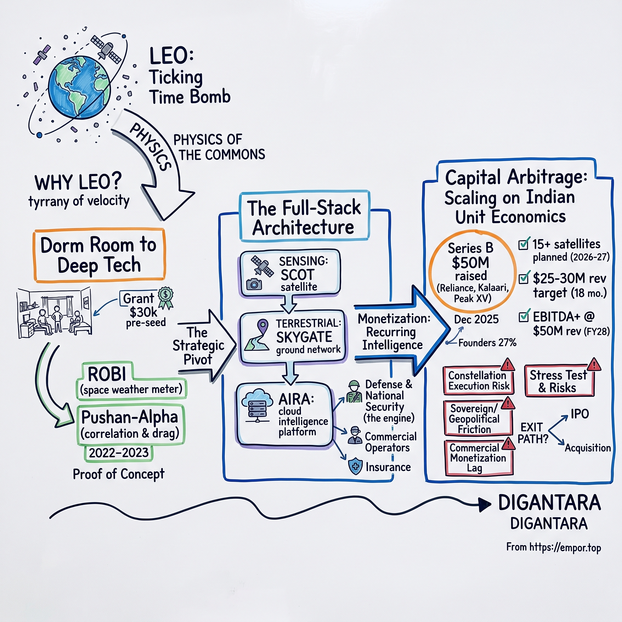 Digantara visual story map