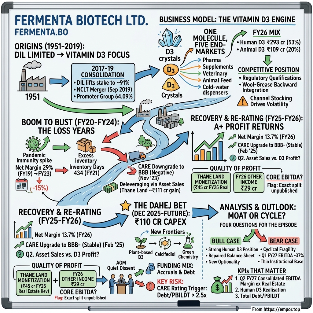Fermenta Biotech Ltd. visual story map