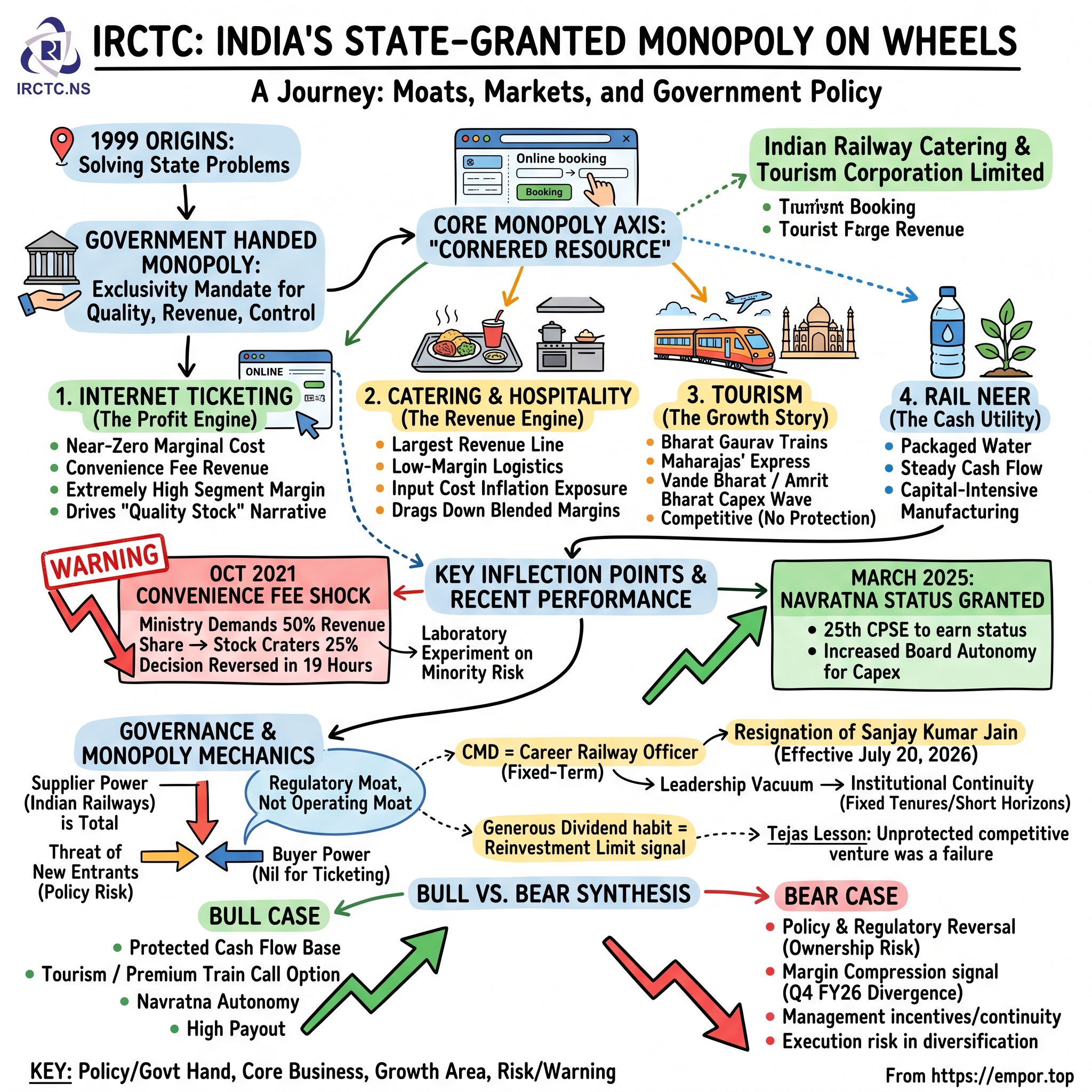 Indian Railway Catering & Tourism Corporation Limited visual story map