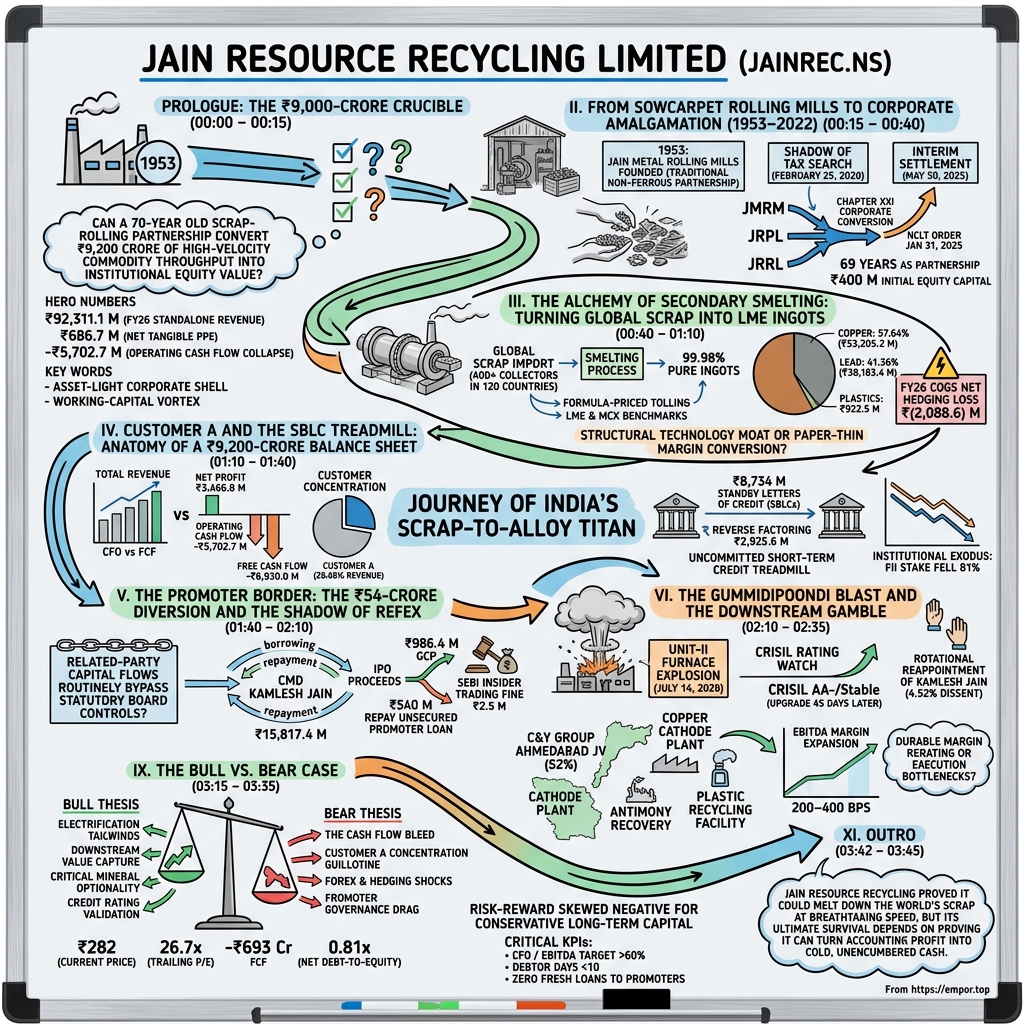 Jain Resource Recycling Limited visual story map