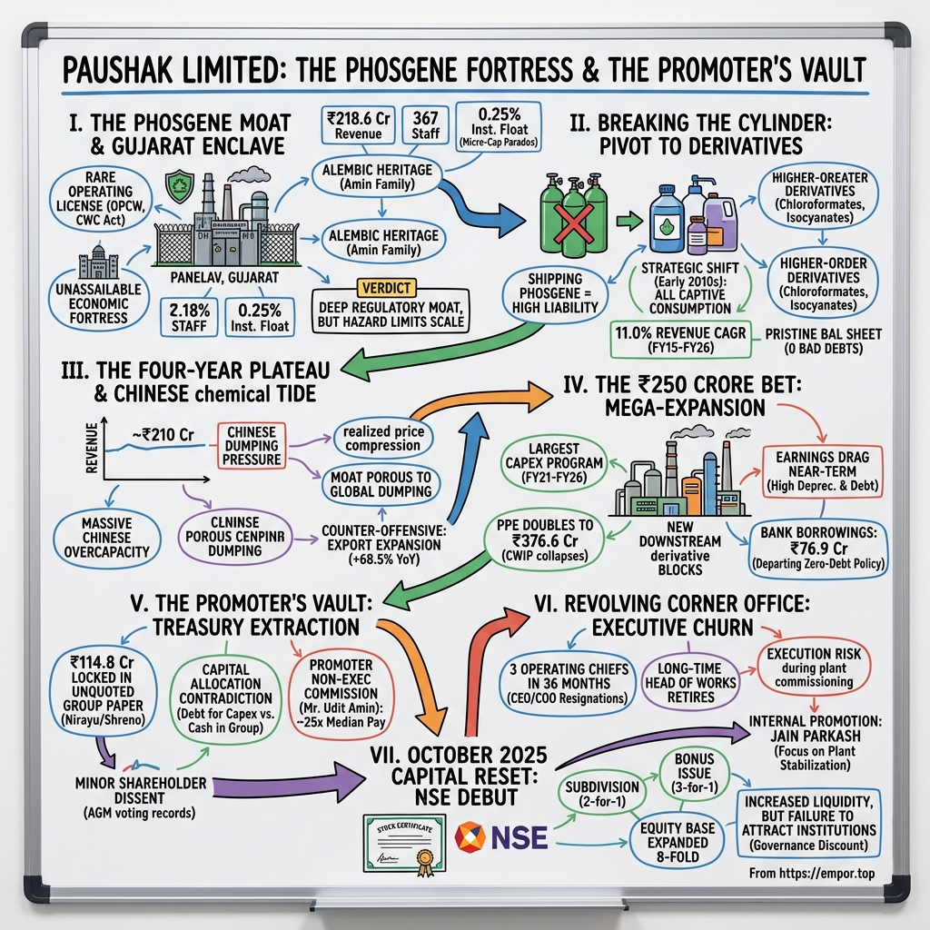 Paushak Limited visual story map