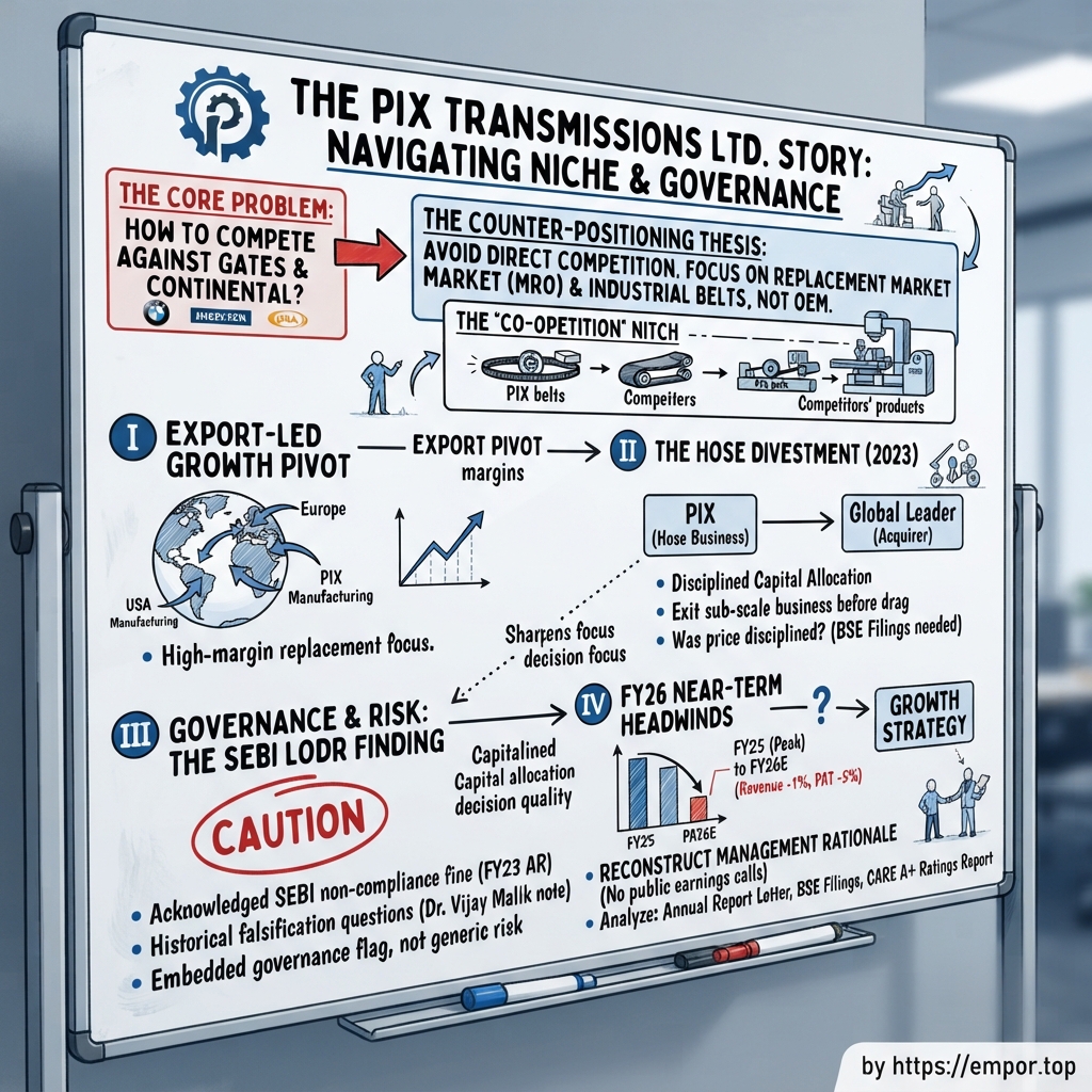 PIX Transmissions Limited visual story map