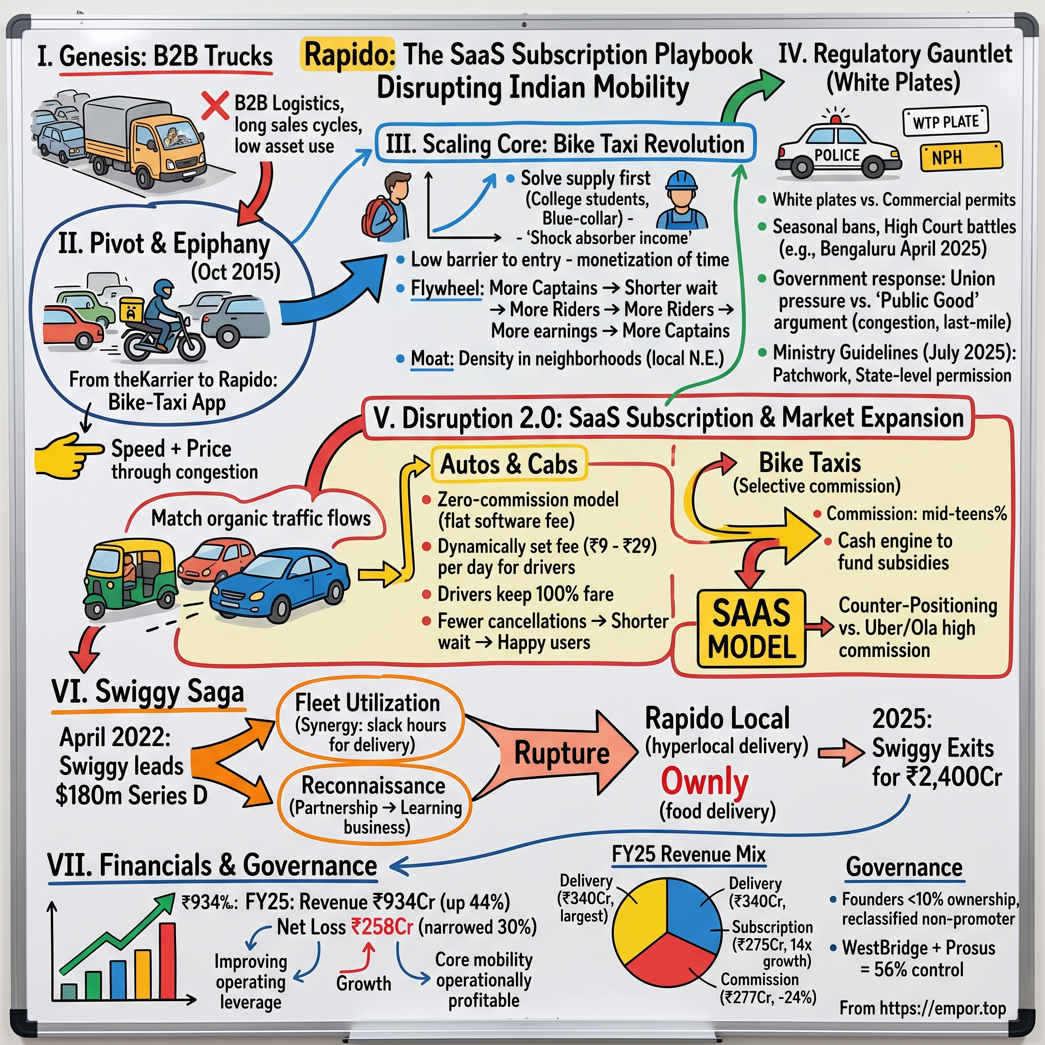 Rapido visual story map