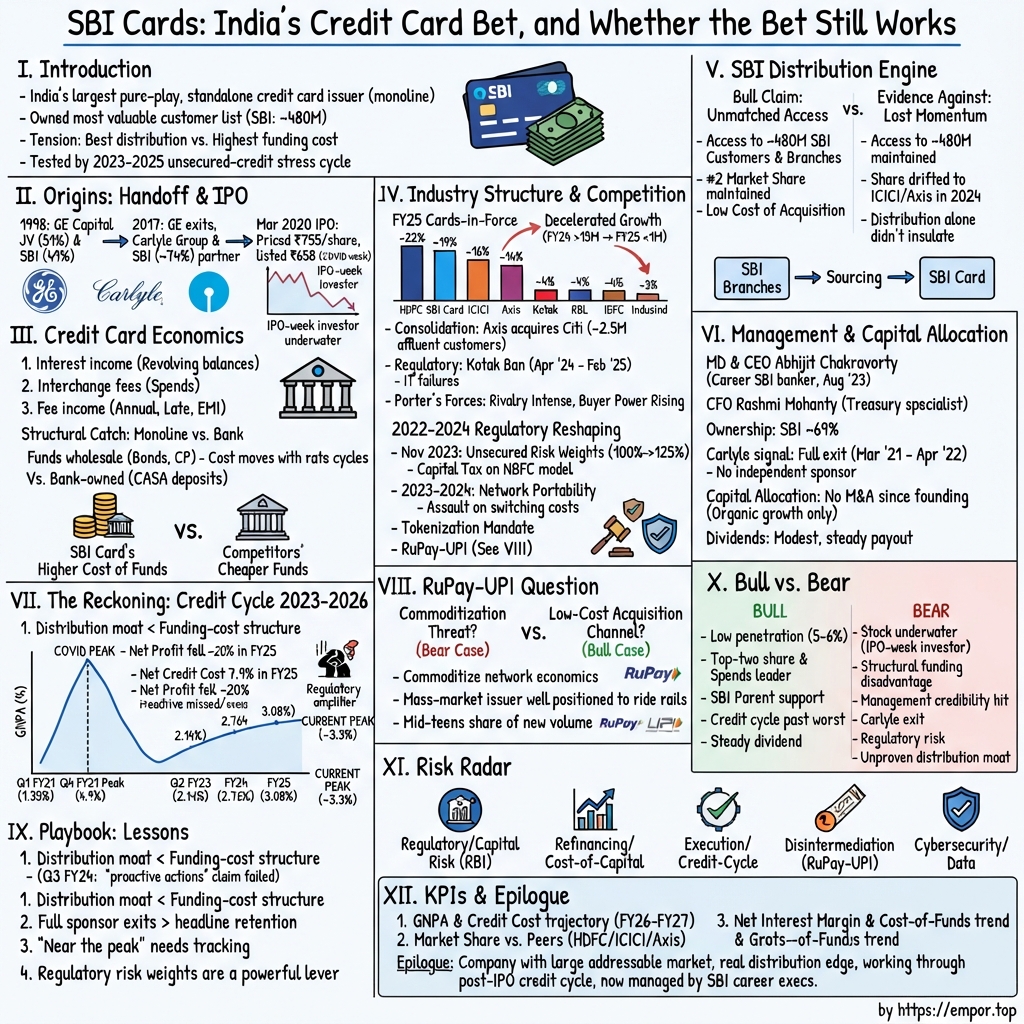 SBI Cards and Payment Services Limited visual story map