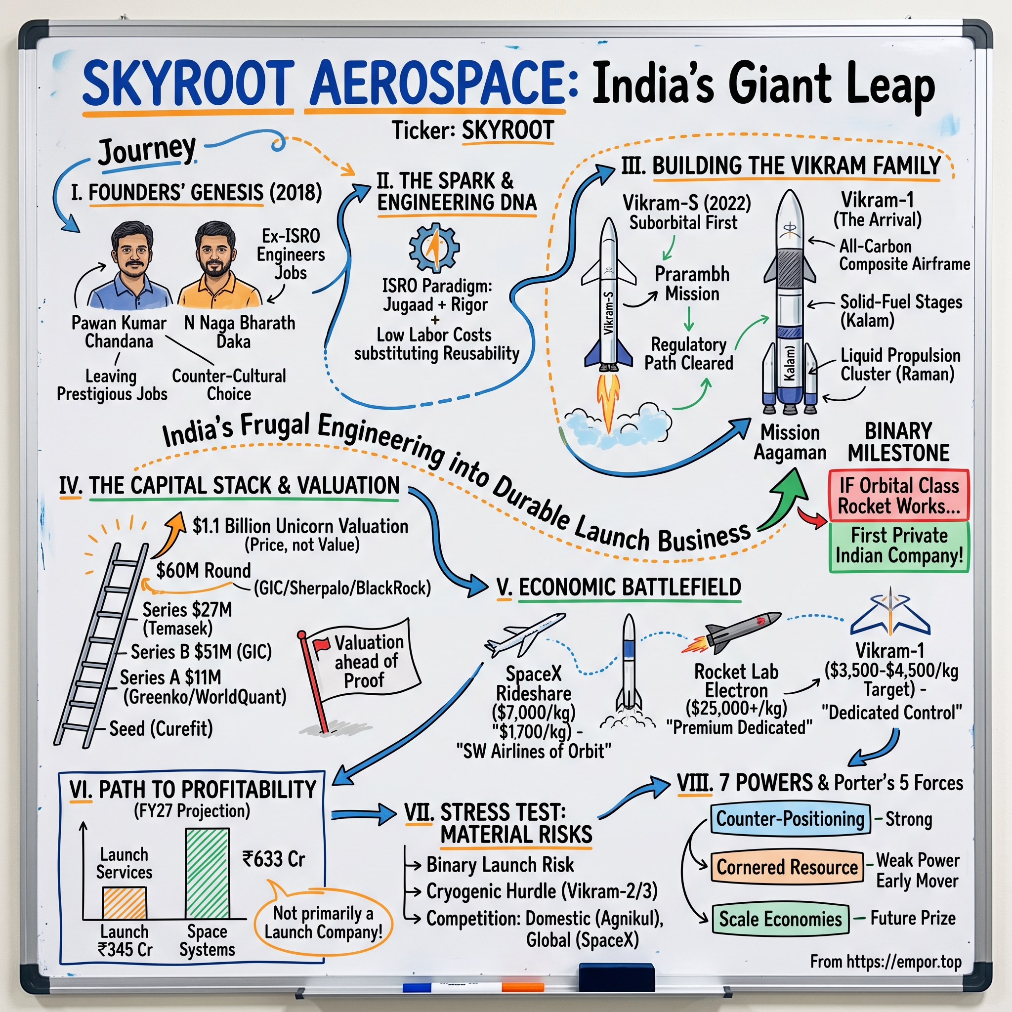 Skyroot visual story map