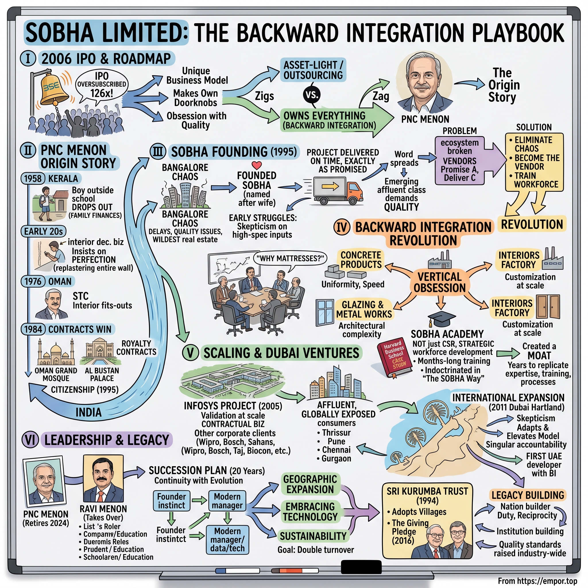 Sobha visual story map