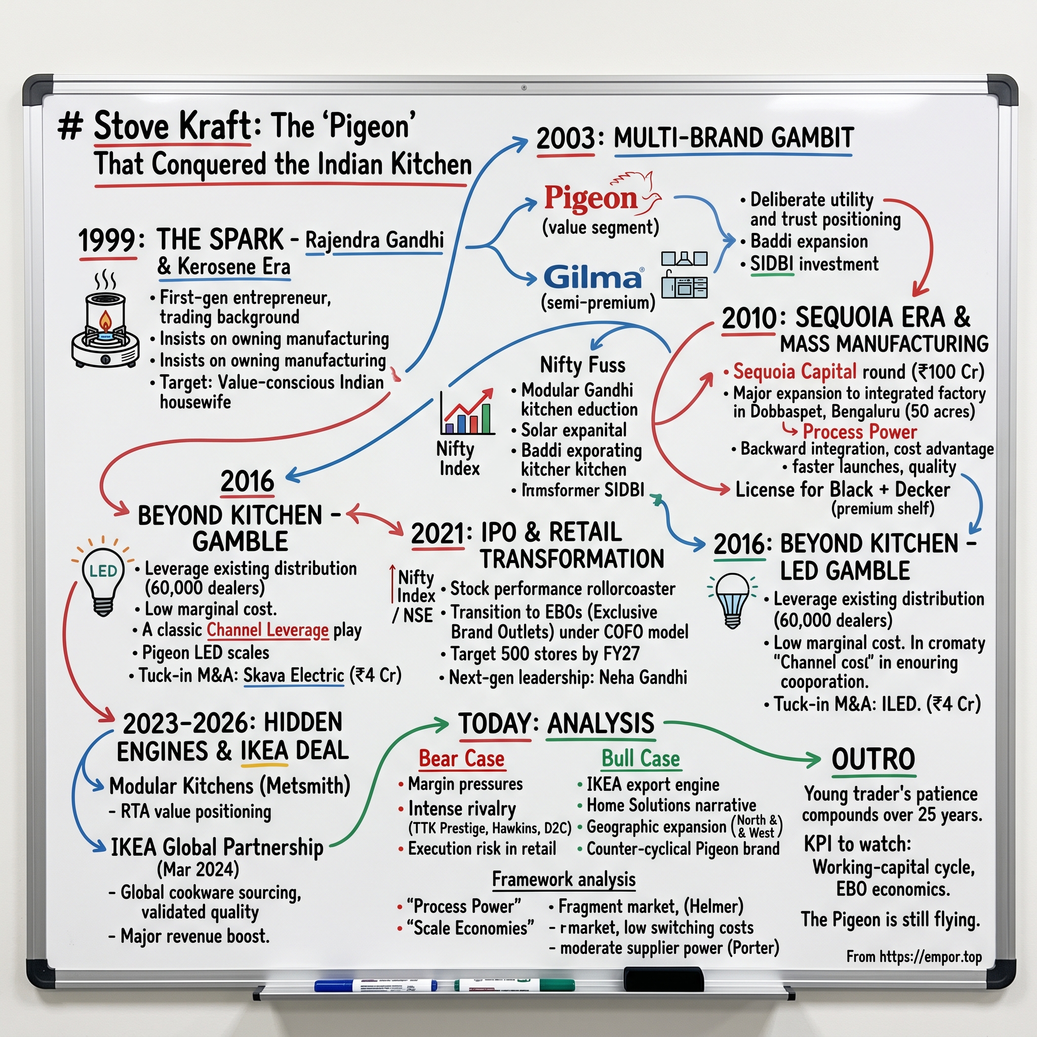 Stove Kraft Limited visual story map