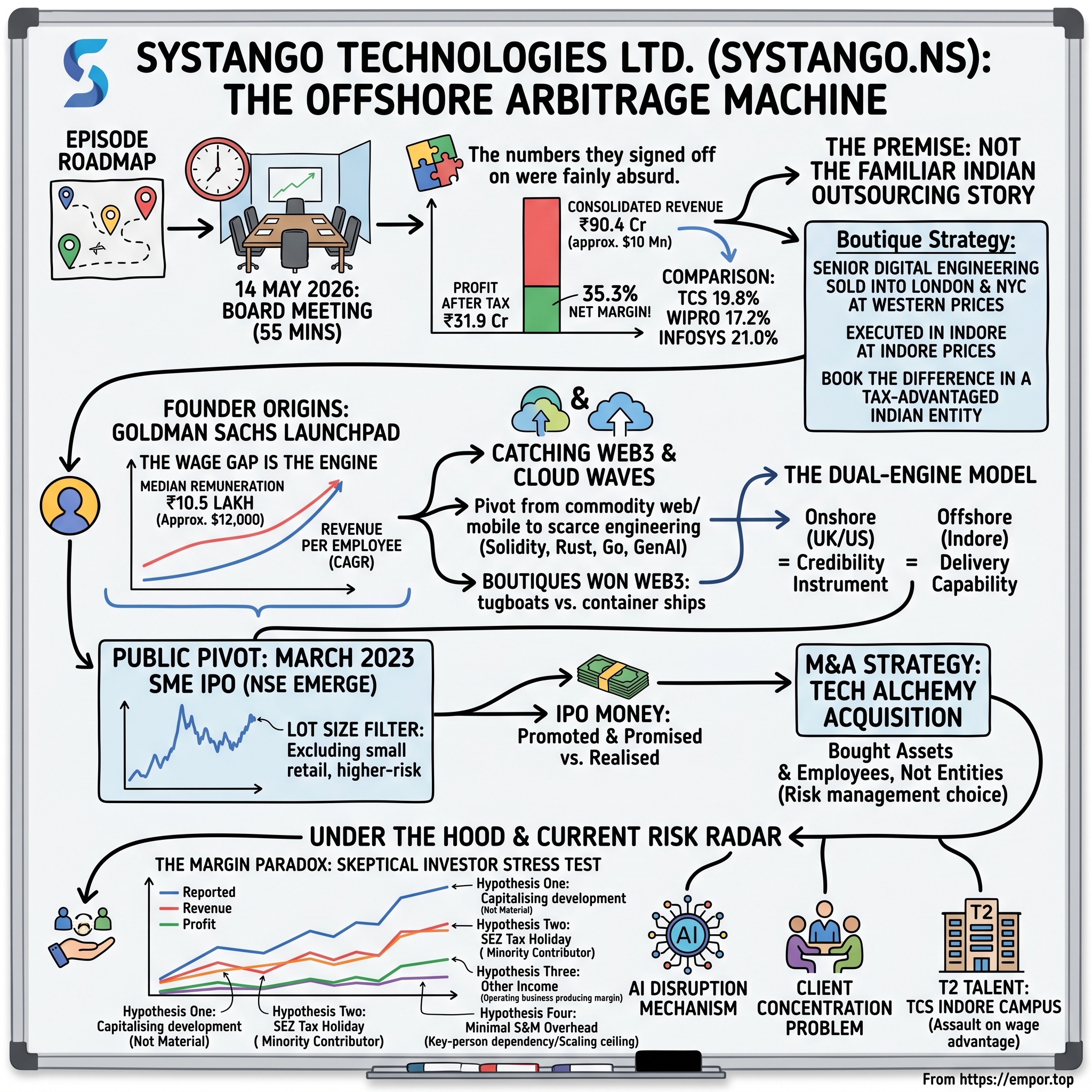 Systango Technologies Ltd. visual story map