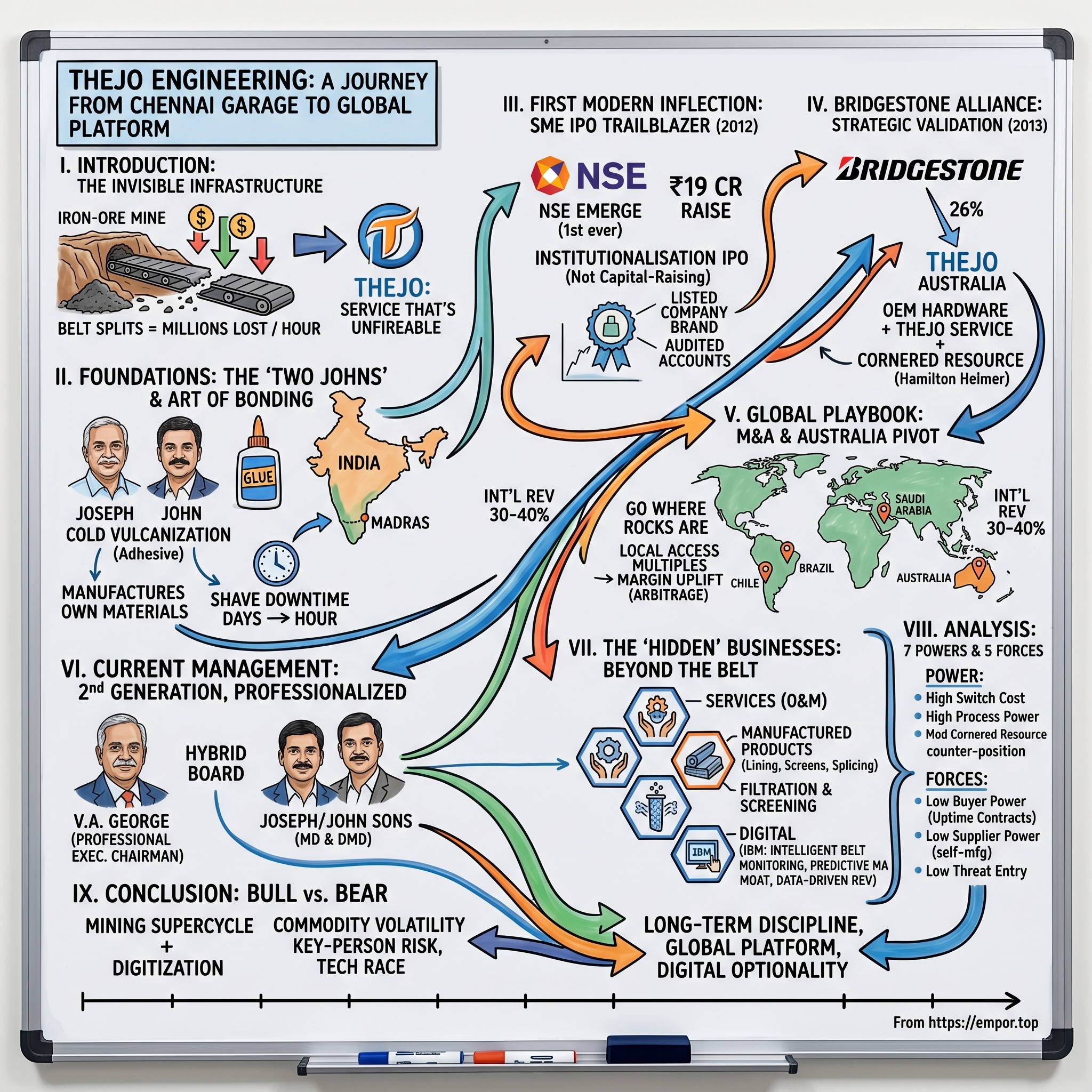Thejo Engineering Limited visual story map