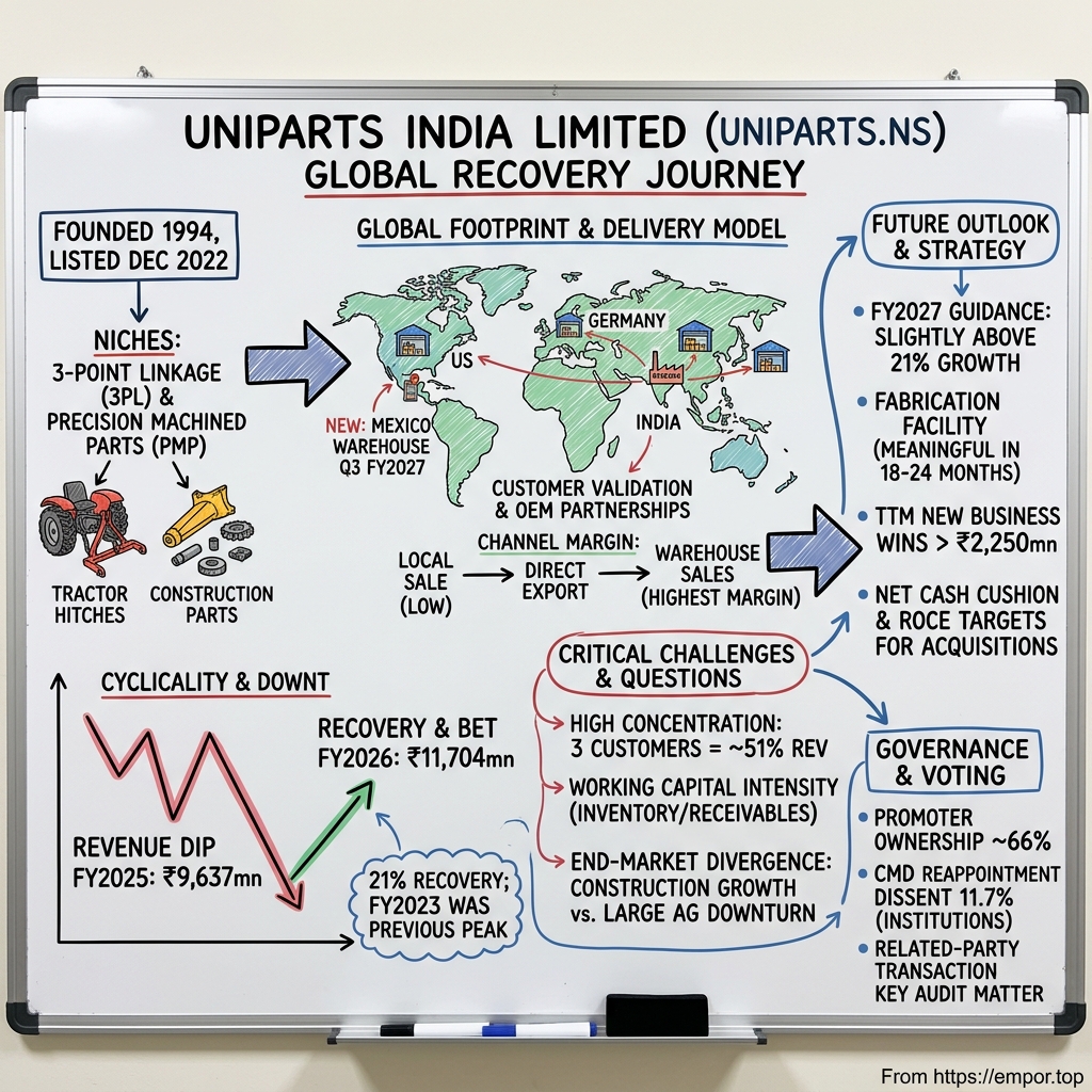 Uniparts India Limited visual story map