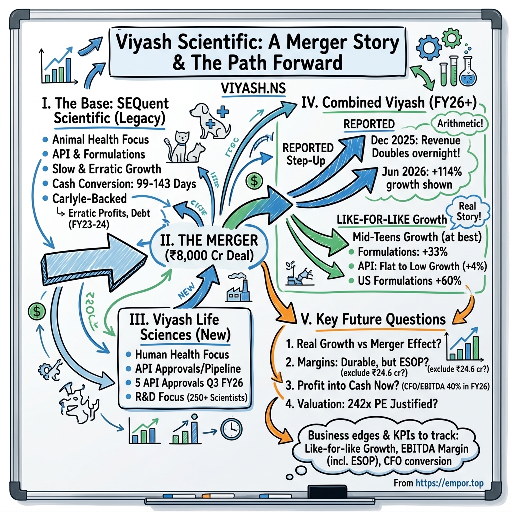 Viyash Scientific Limited visual story map