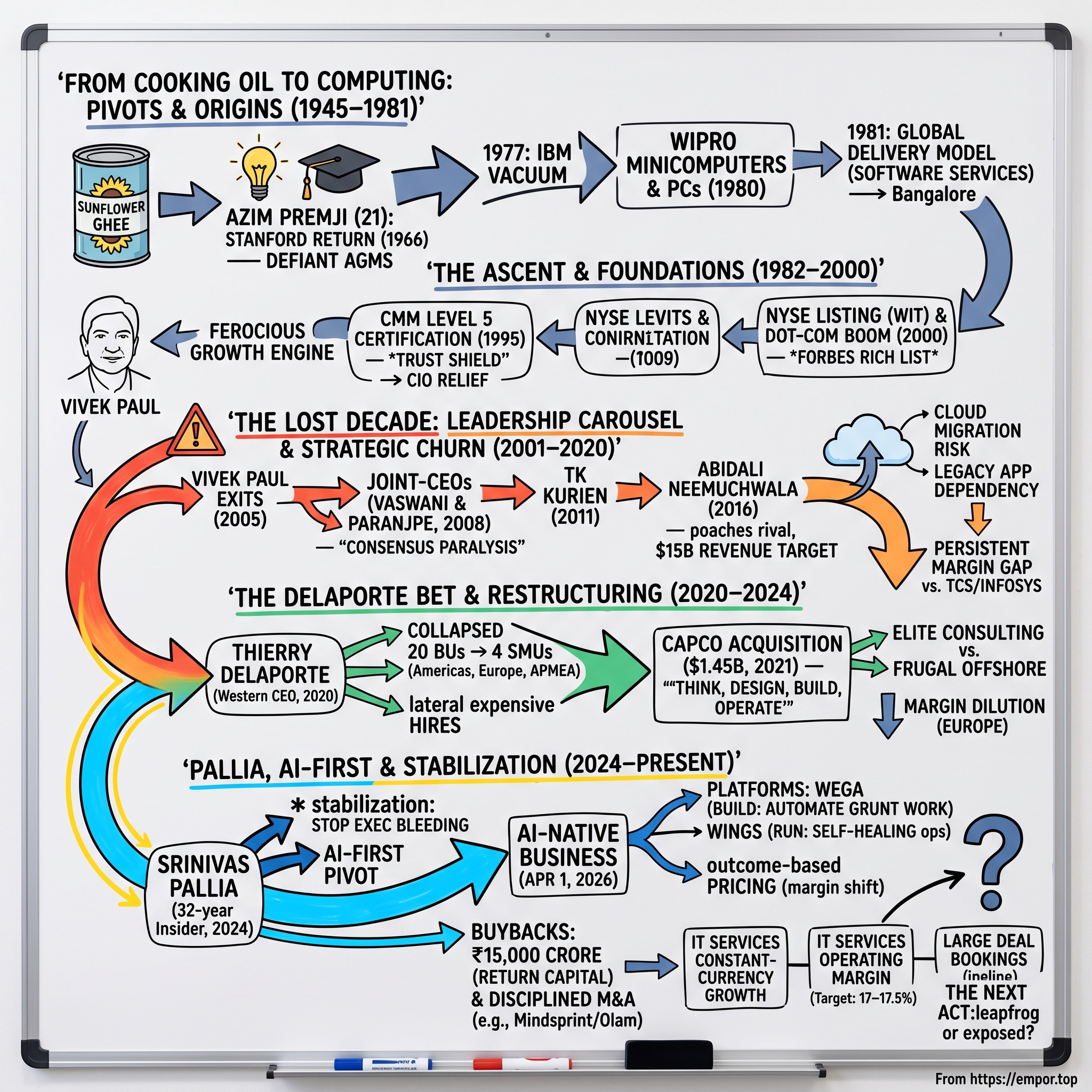 Wipro Limited visual story map
