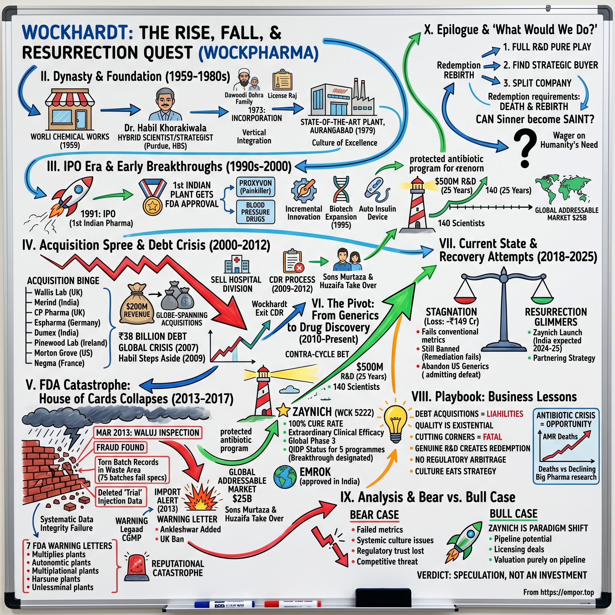 Wockhardt visual story map