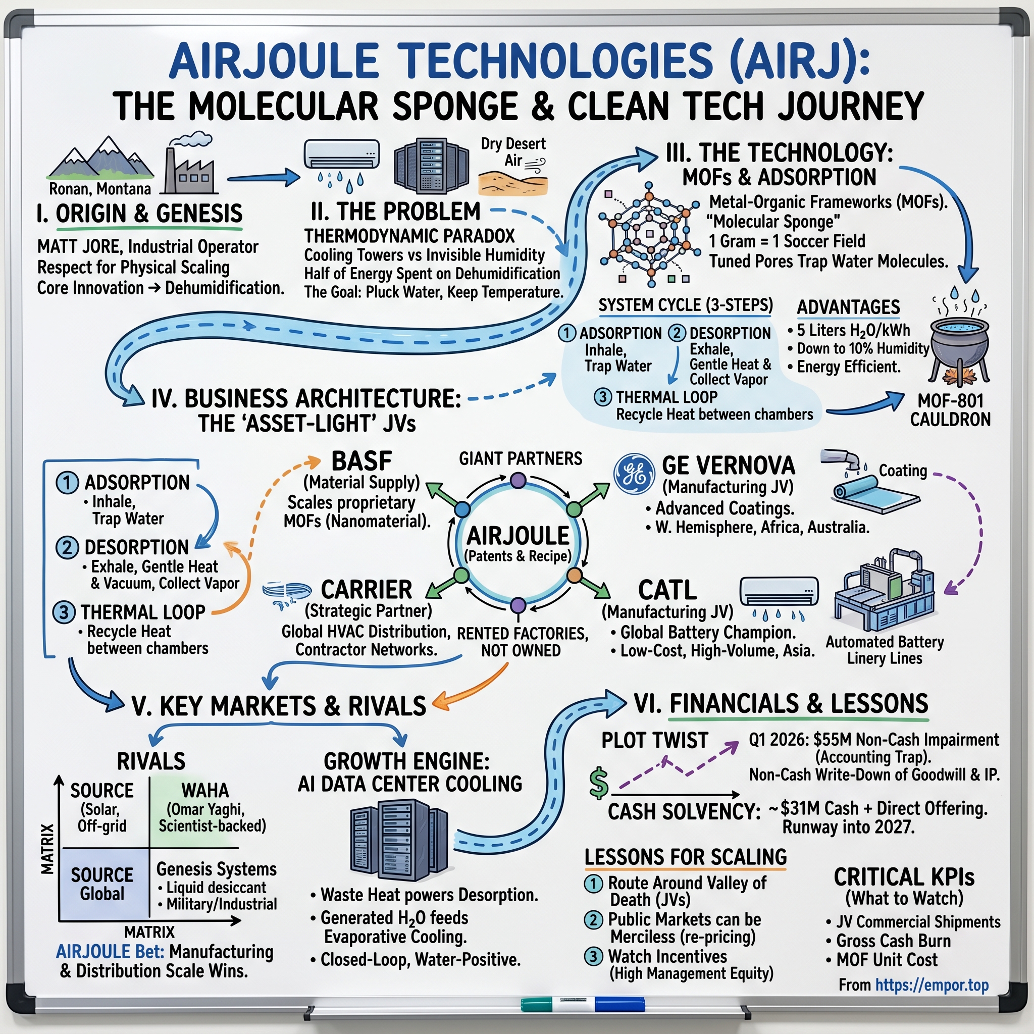 AirJoule Technologies visual story map