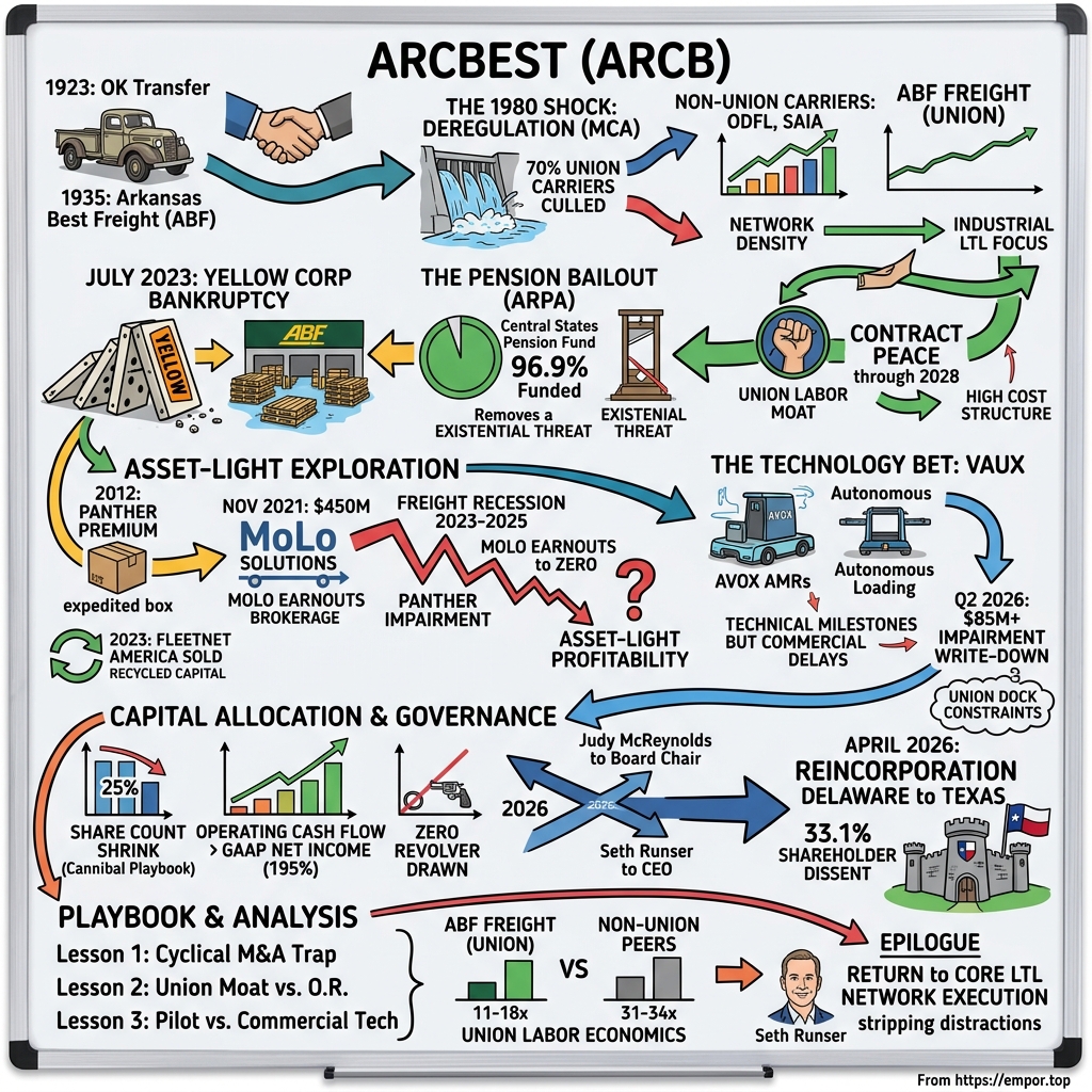 ArcBest visual story map