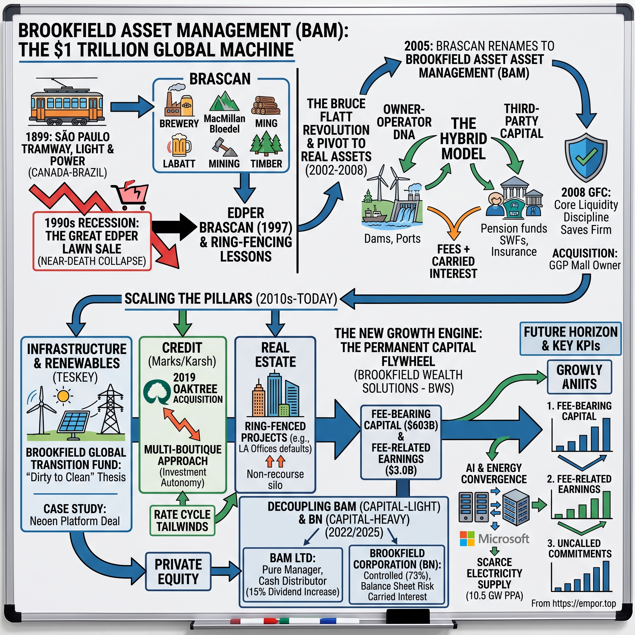 Brookfield Asset Management visual story map