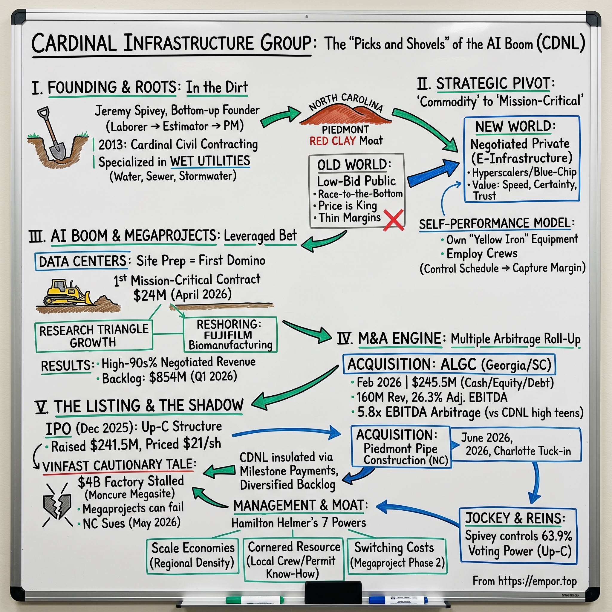 Cardinal Infrastructure Group visual story map
