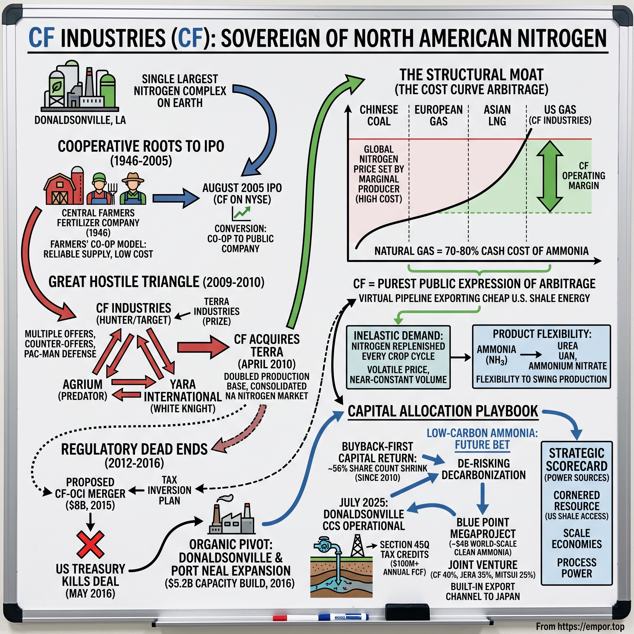 CF Industries Holdings visual story map