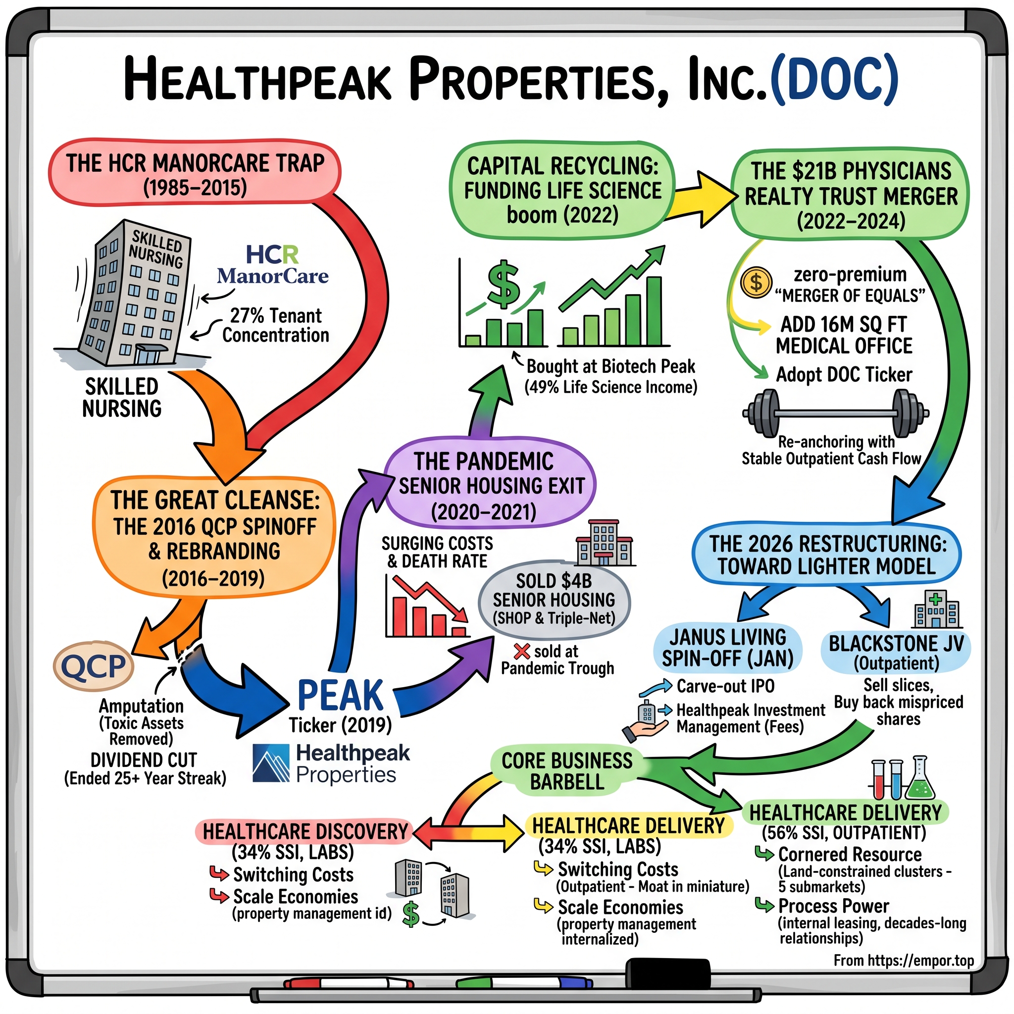 Healthpeak Properties visual story map