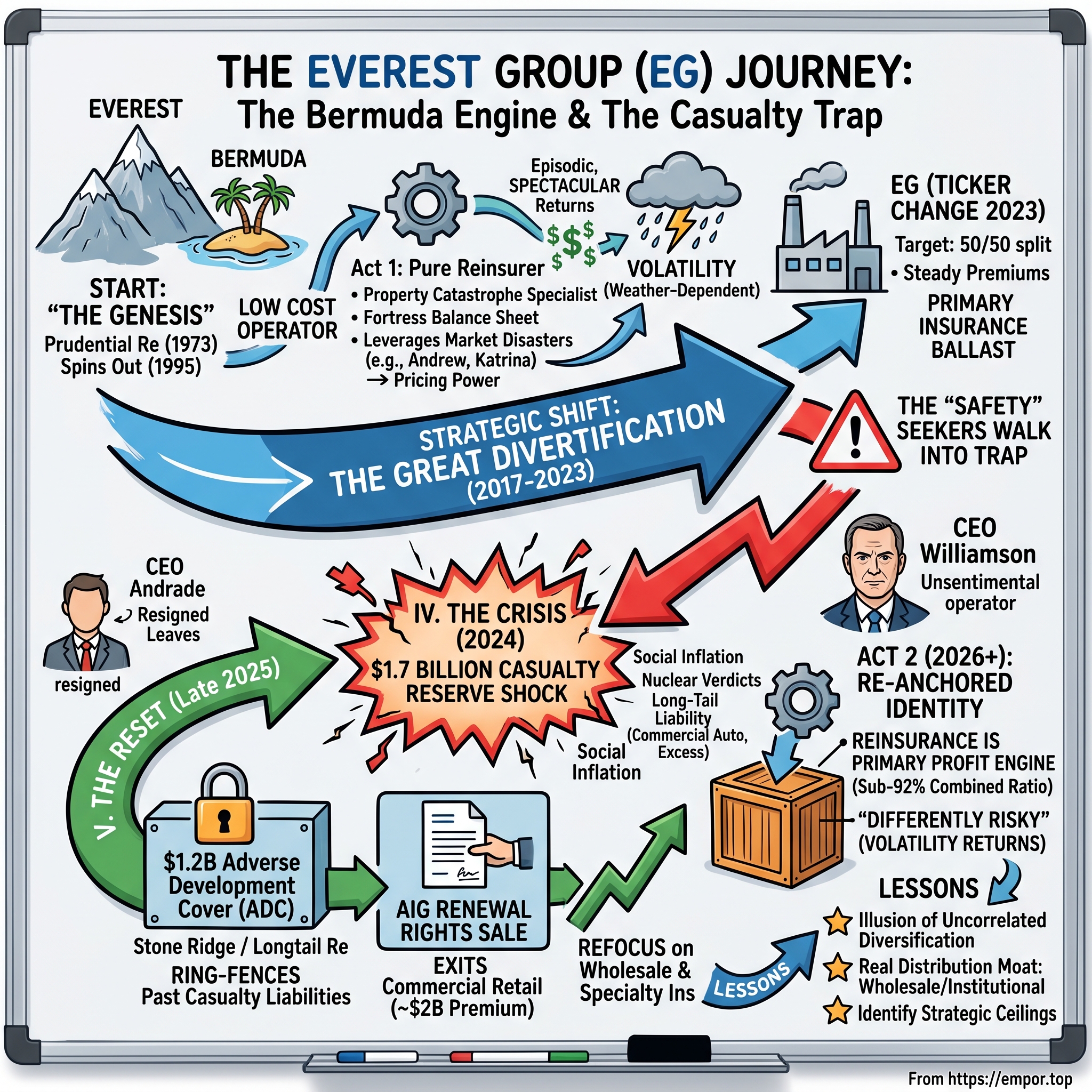 Everest Group visual story map