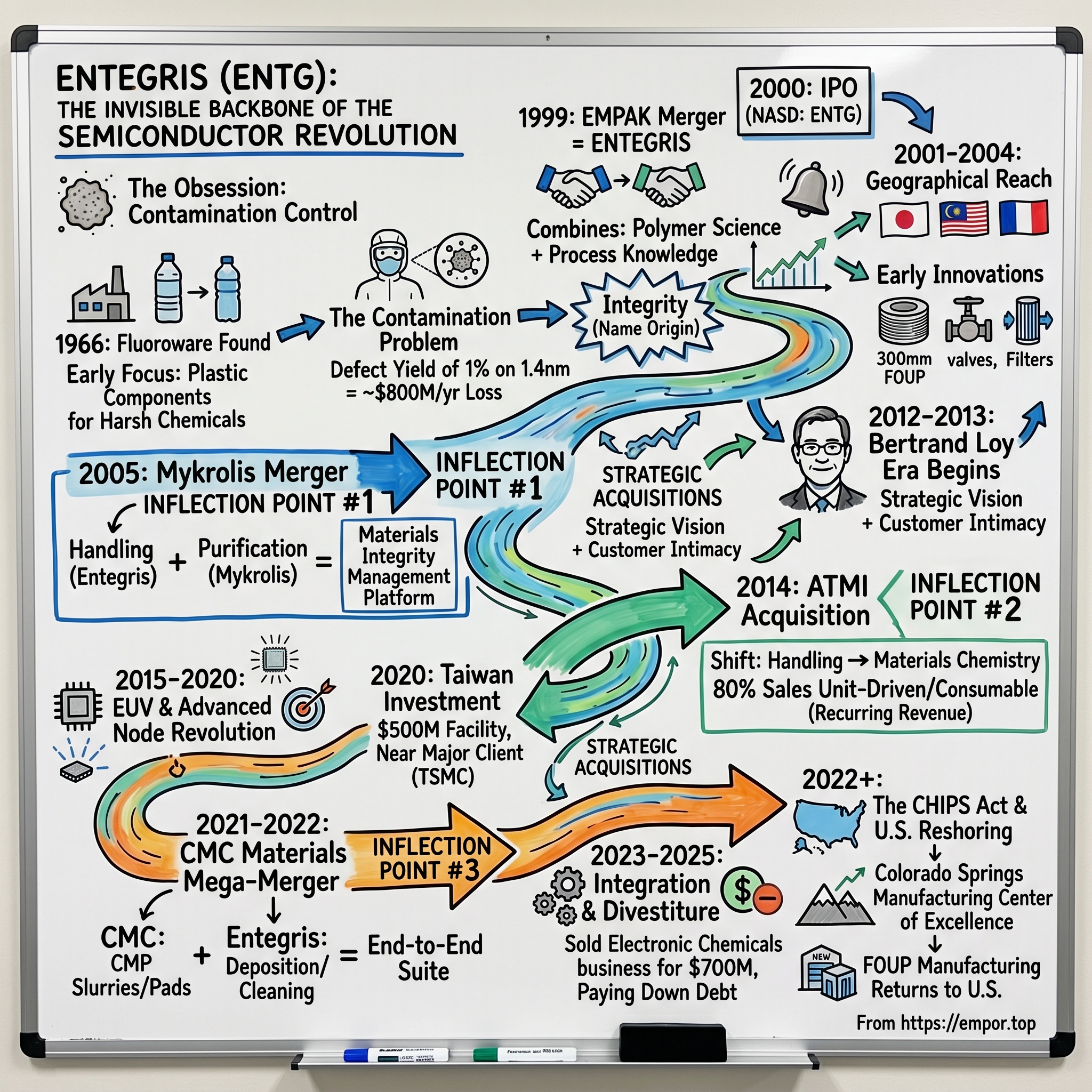 Entegris visual story map