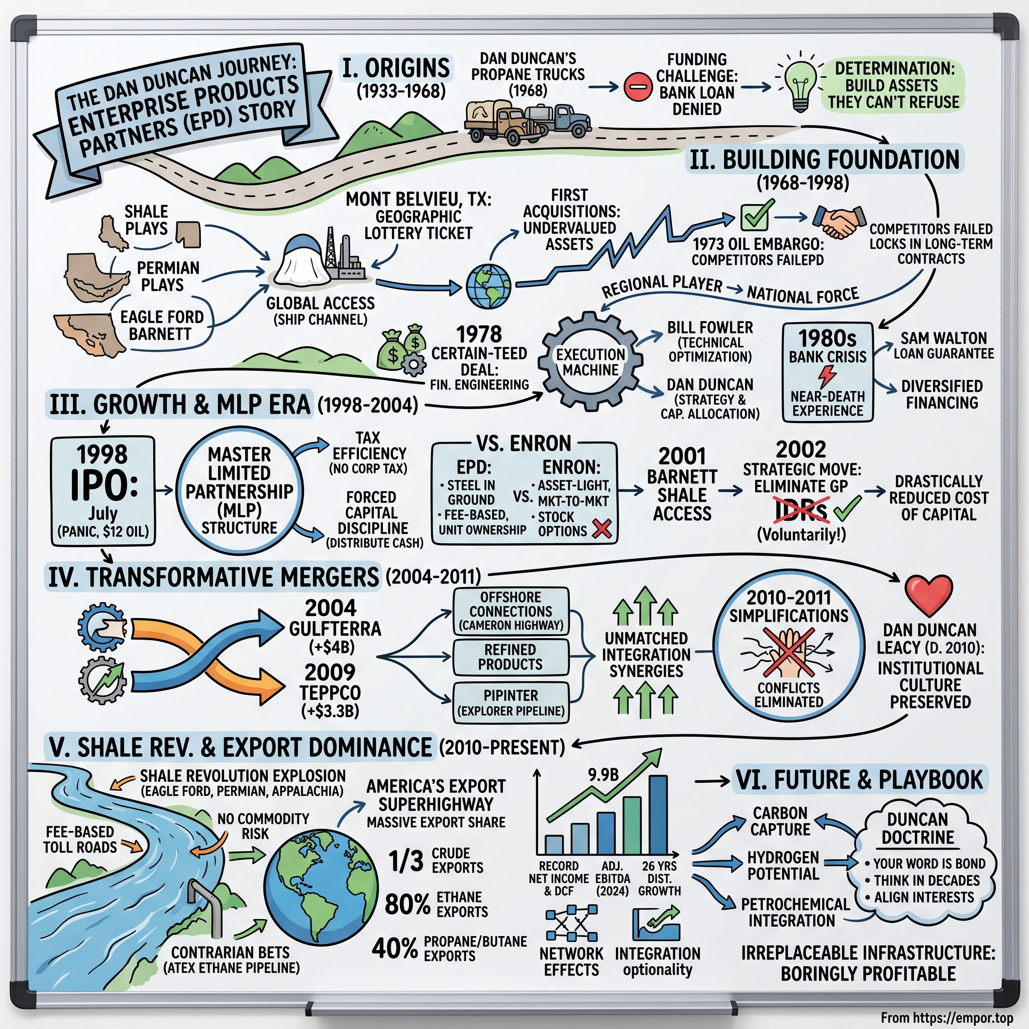 Enterprise Products Partners visual story map