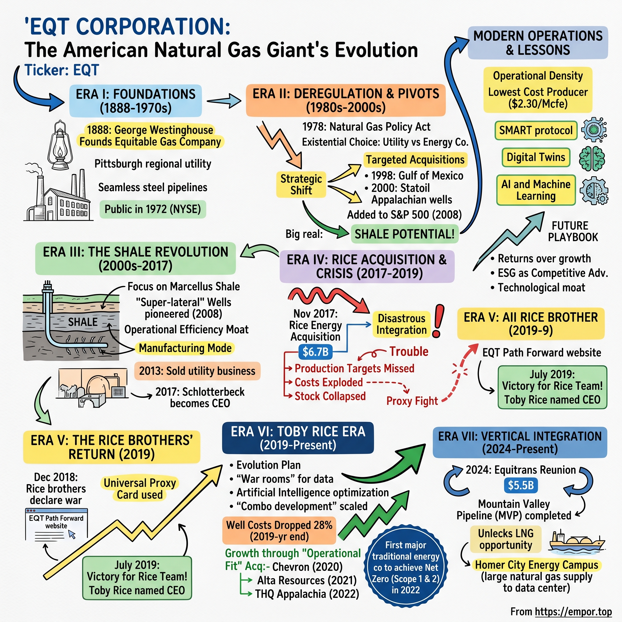 EQT Corporation visual story map