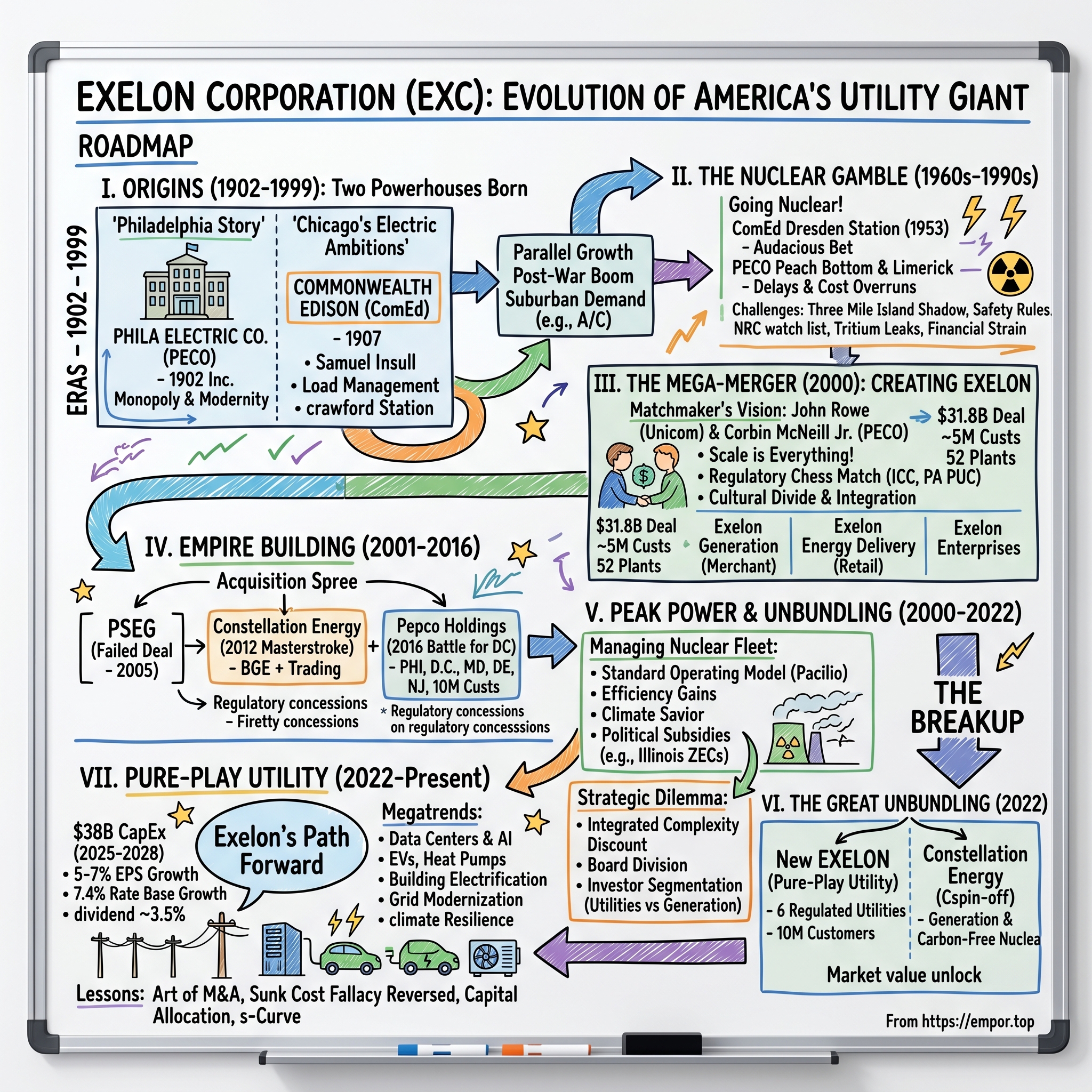 Exelon visual story map