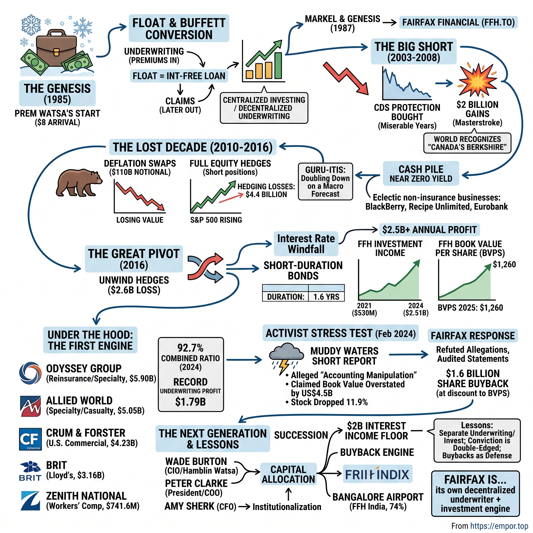 Fairfax Financial Holdings visual story map