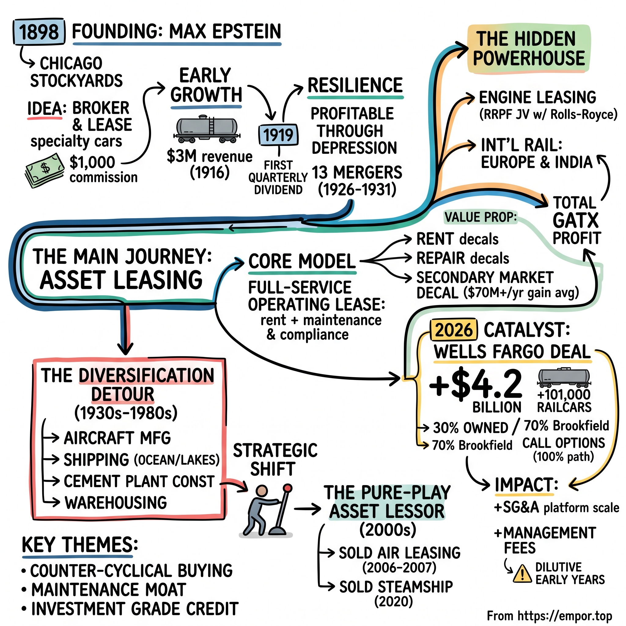GATX visual story map