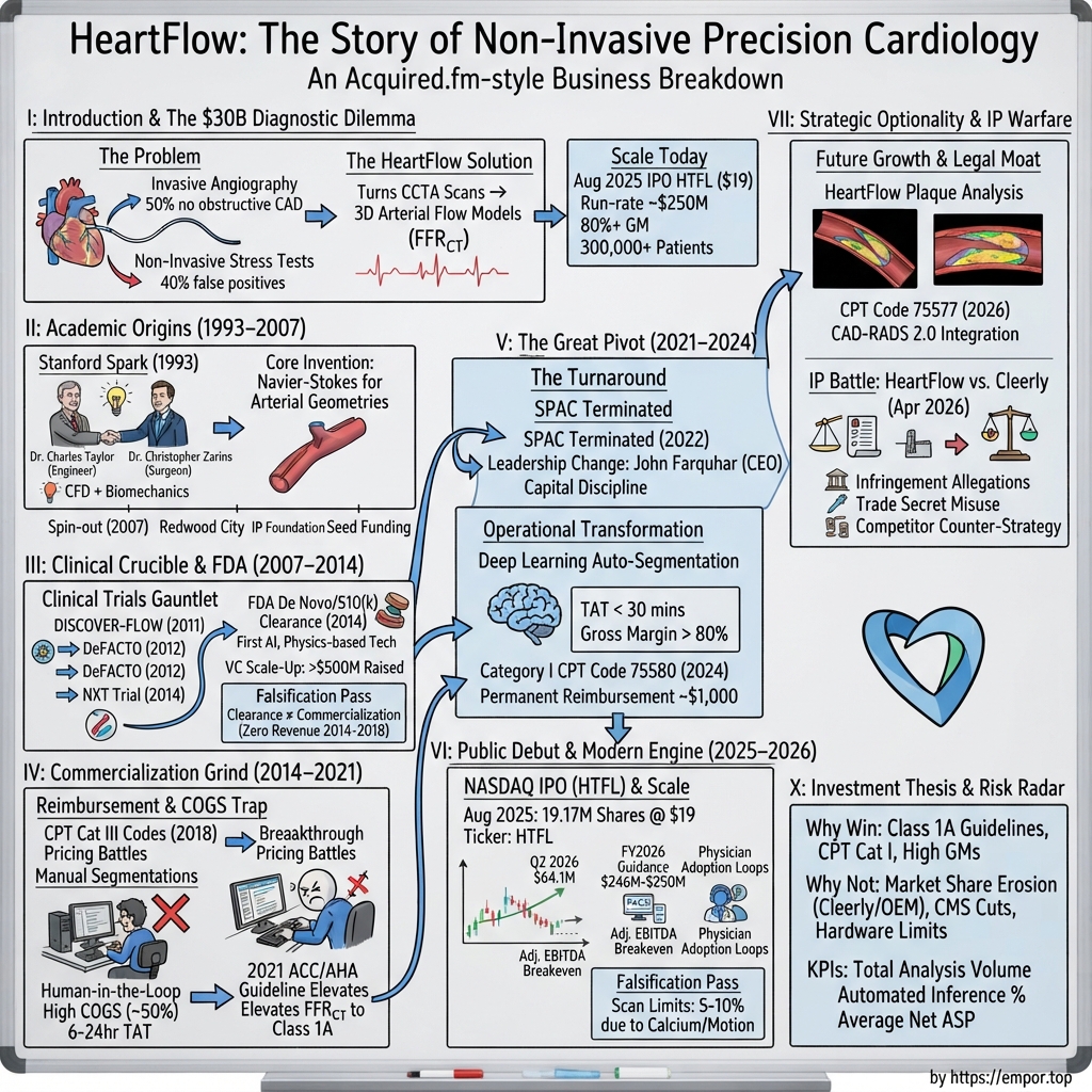 Heartflow Common Stock visual story map