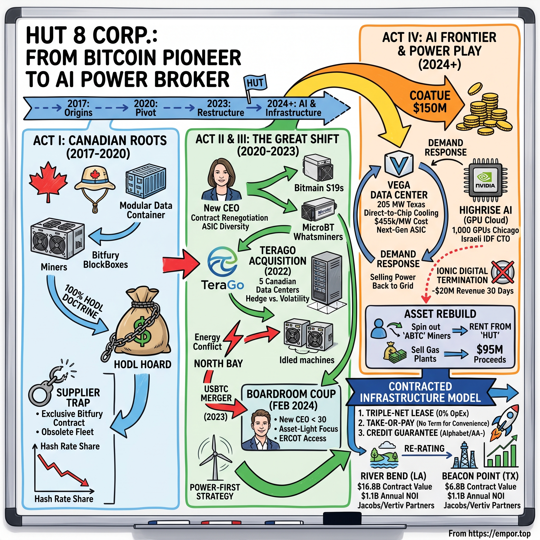 Hut 8 visual story map