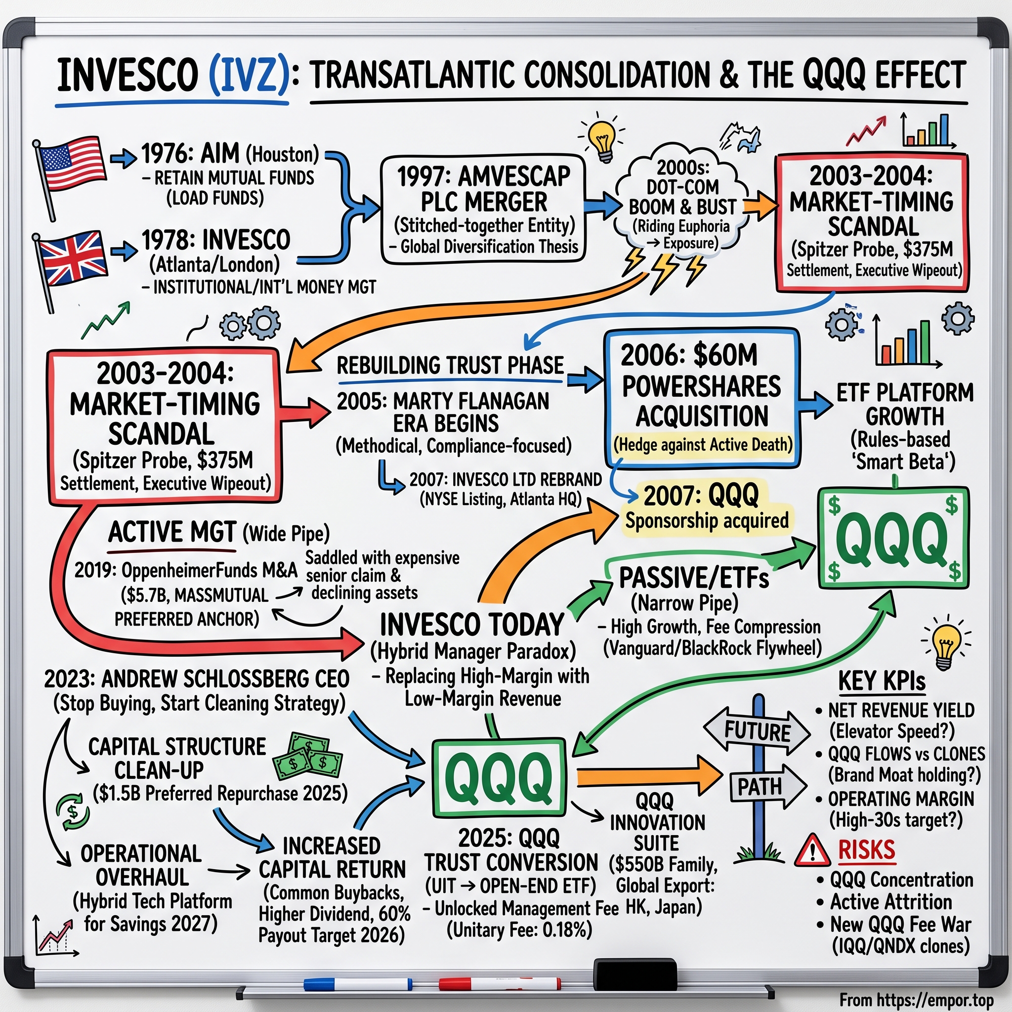 Invesco visual story map