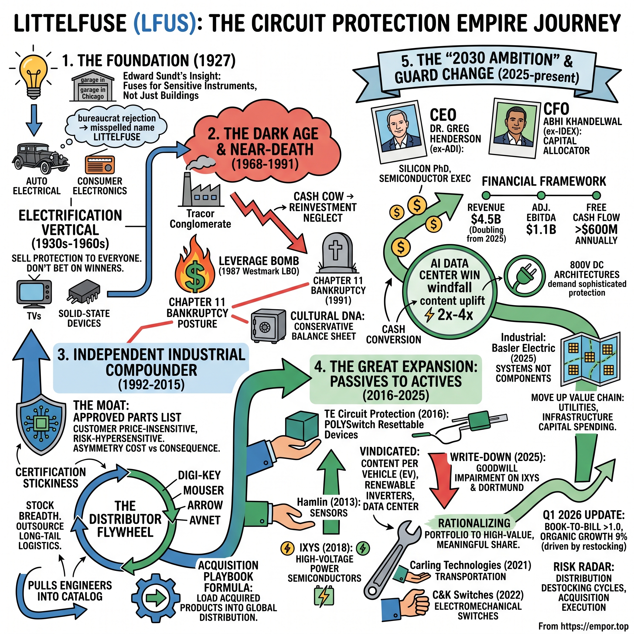 Littelfuse visual story map