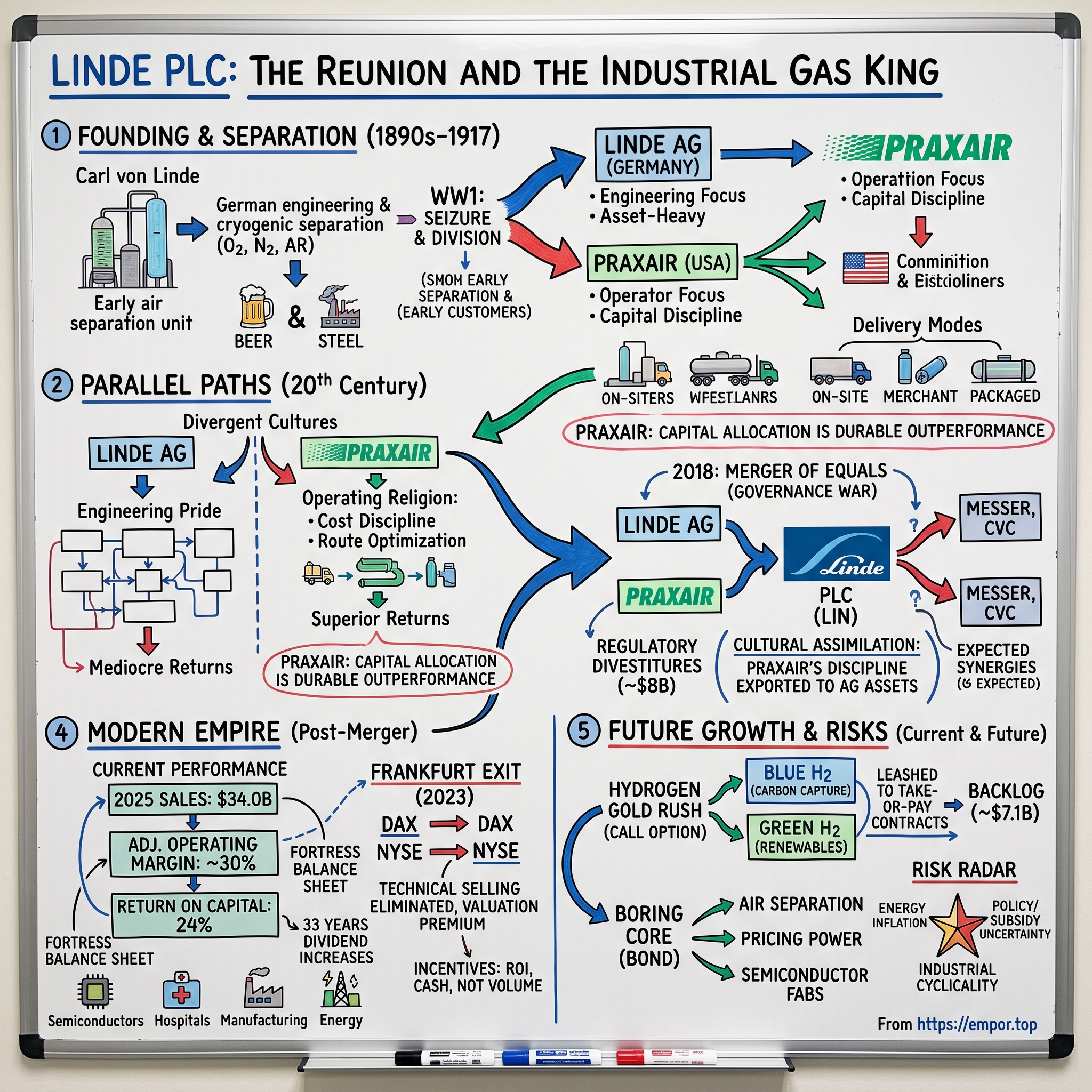 Linde visual story map