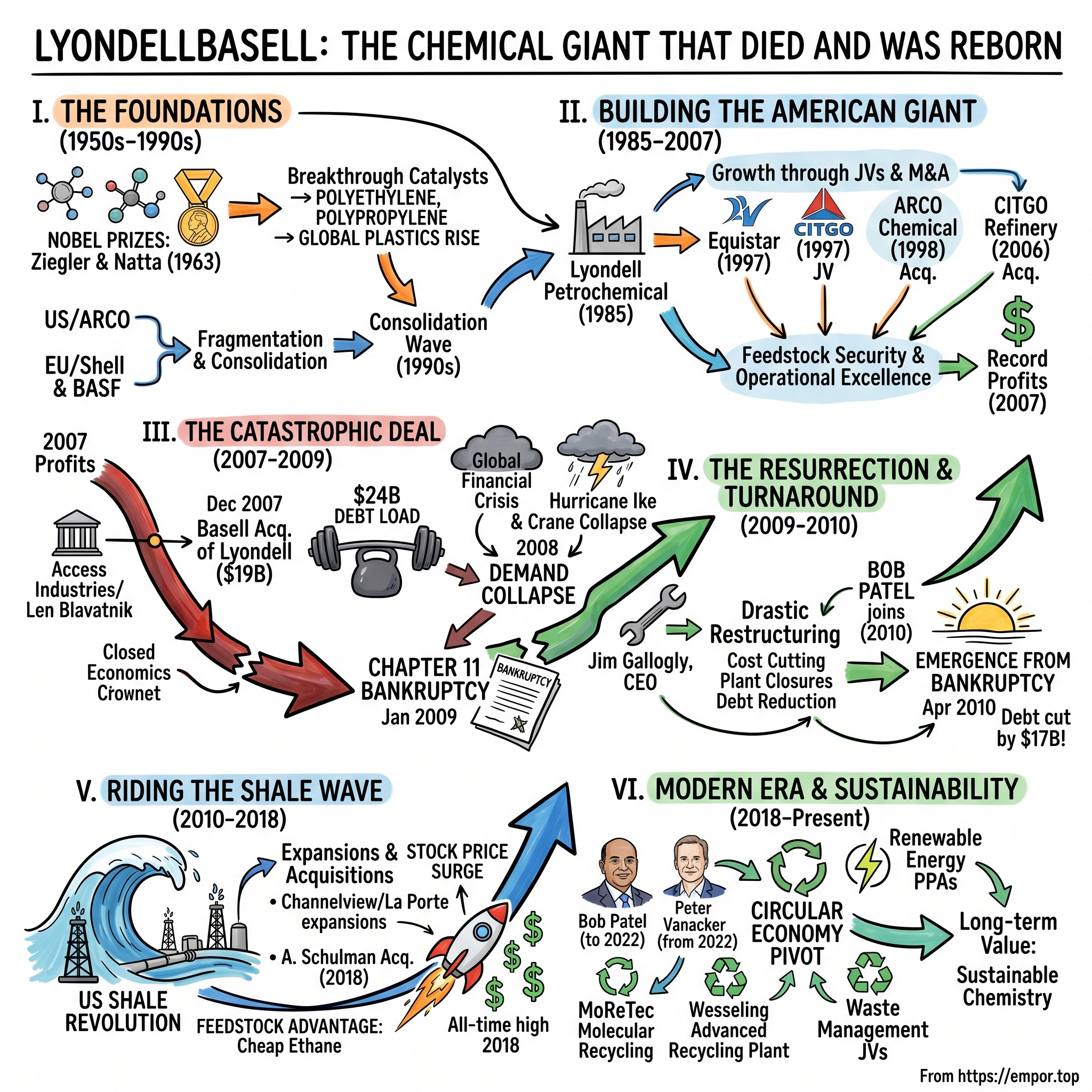 LyondellBasell visual story map