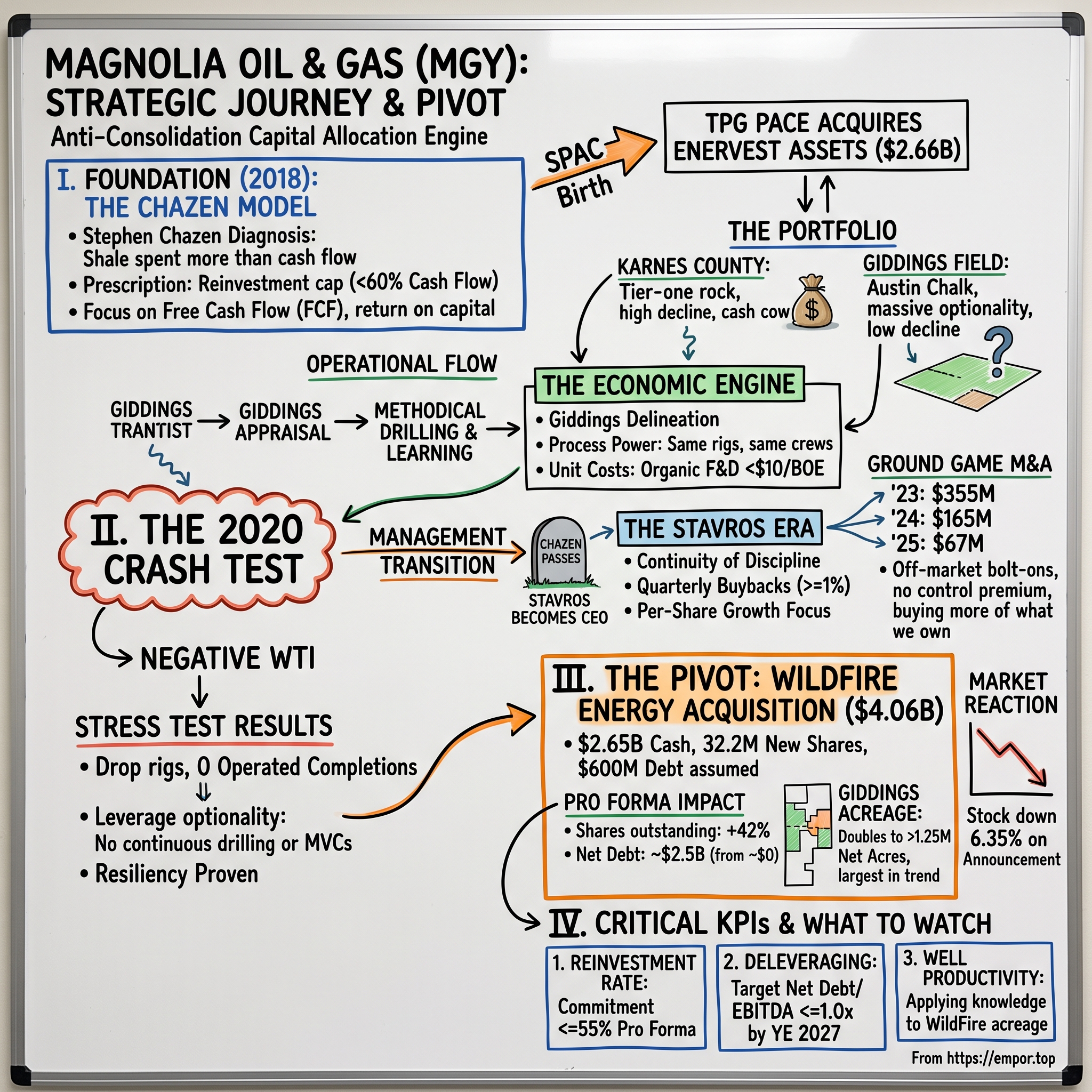 Magnolia Oil & Gas visual story map