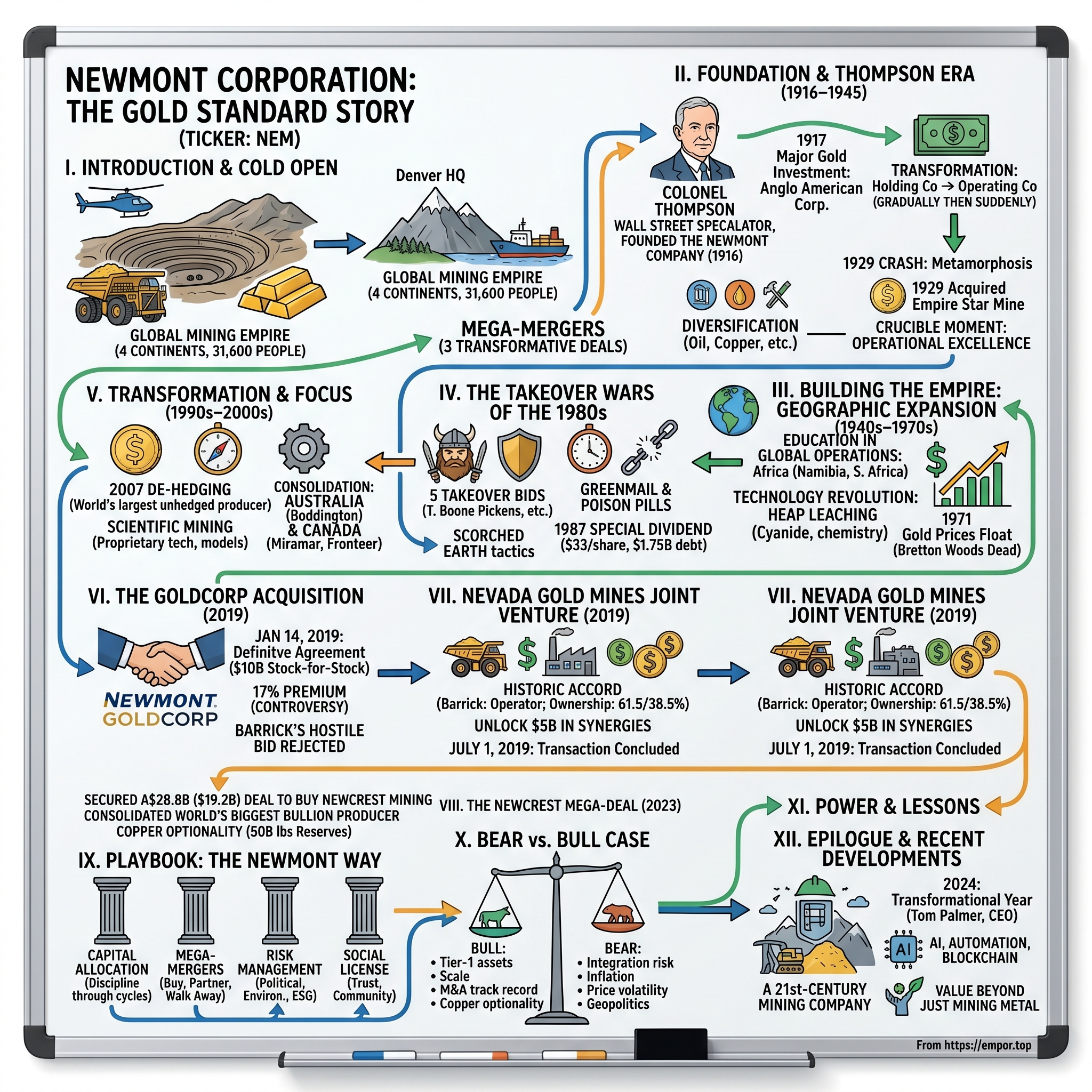 Newmont visual story map