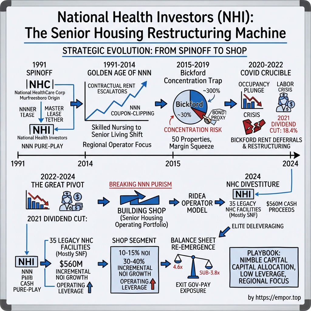 National Health Investors visual story map
