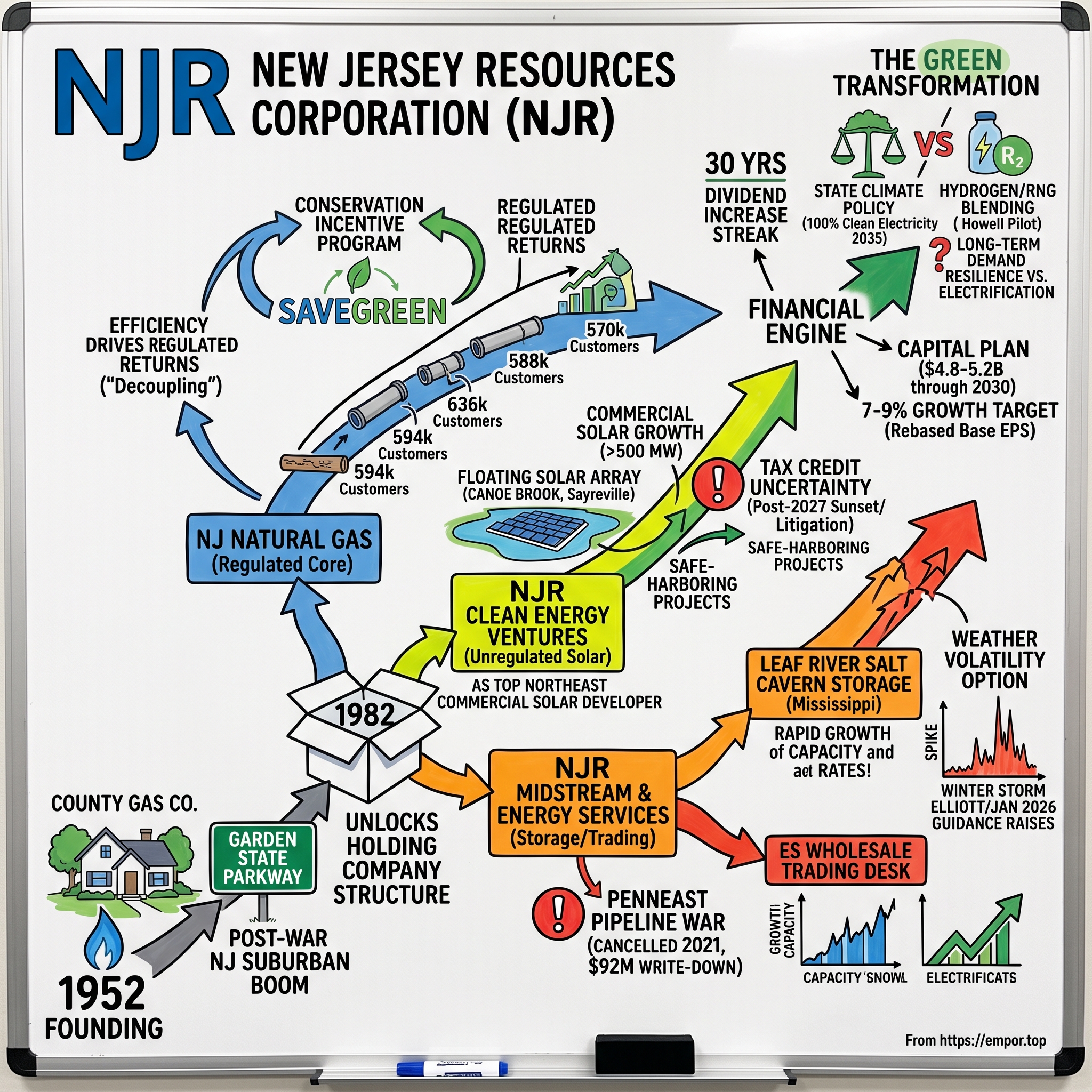 New Jersey Resources visual story map