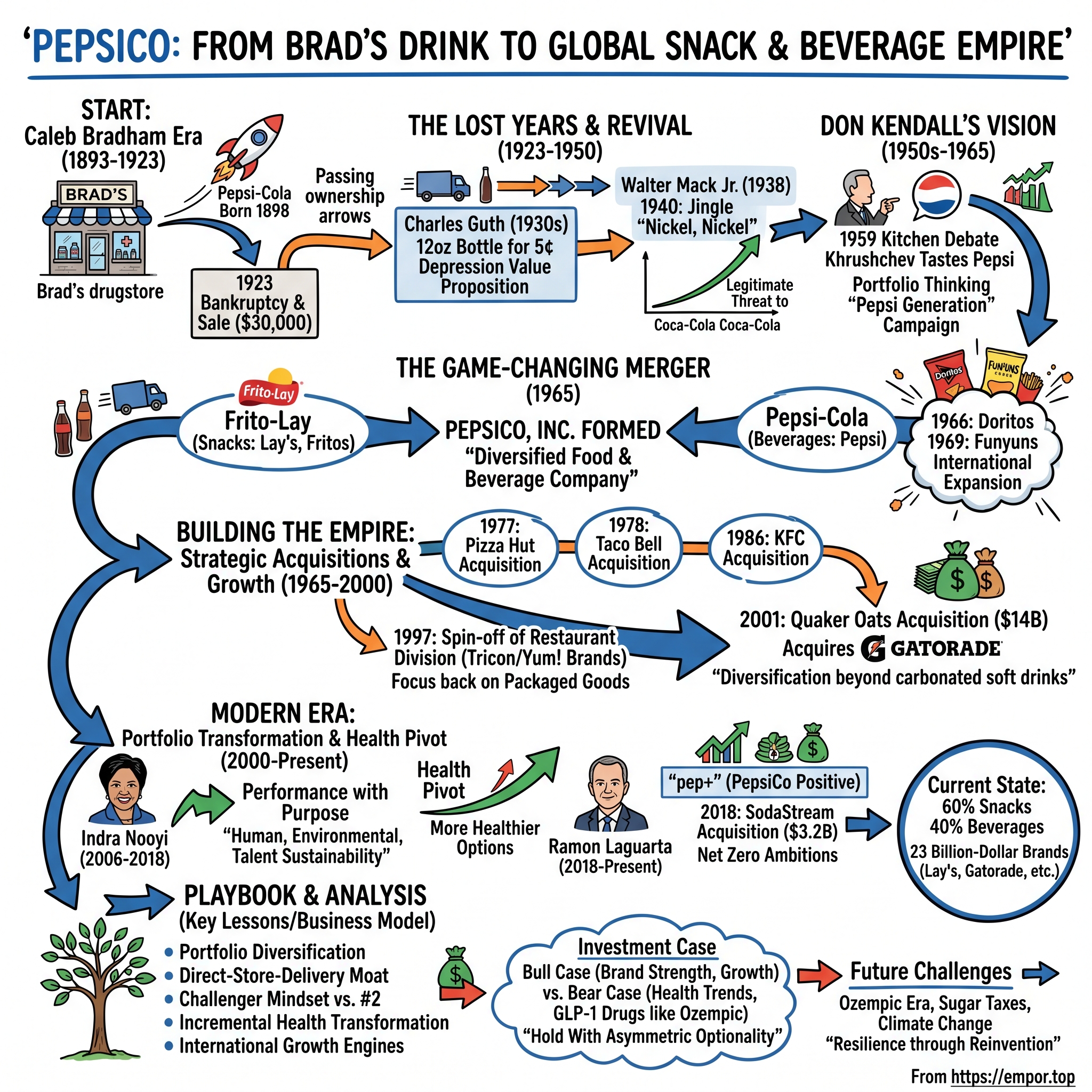 PepsiCo visual story map