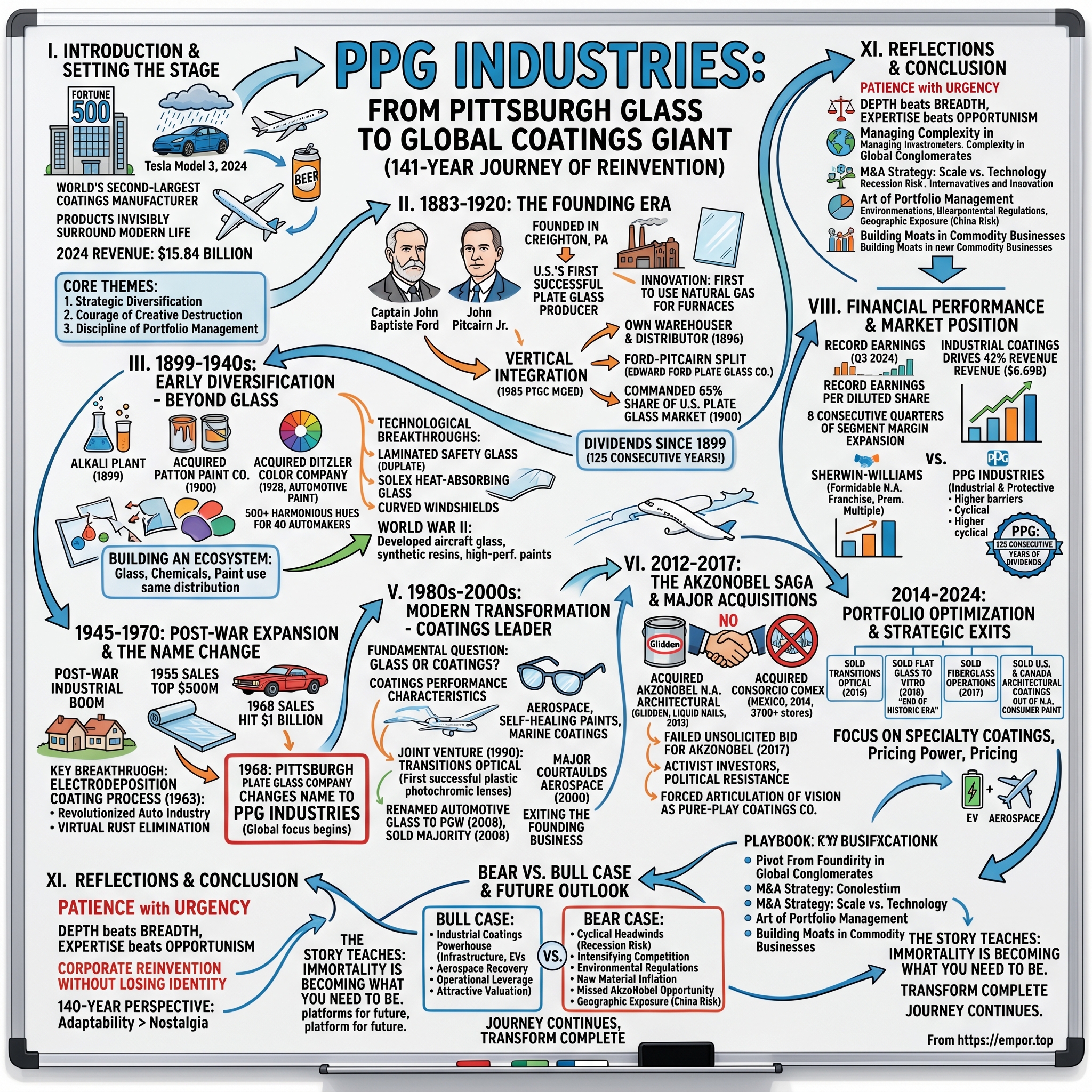 PPG Industries visual story map
