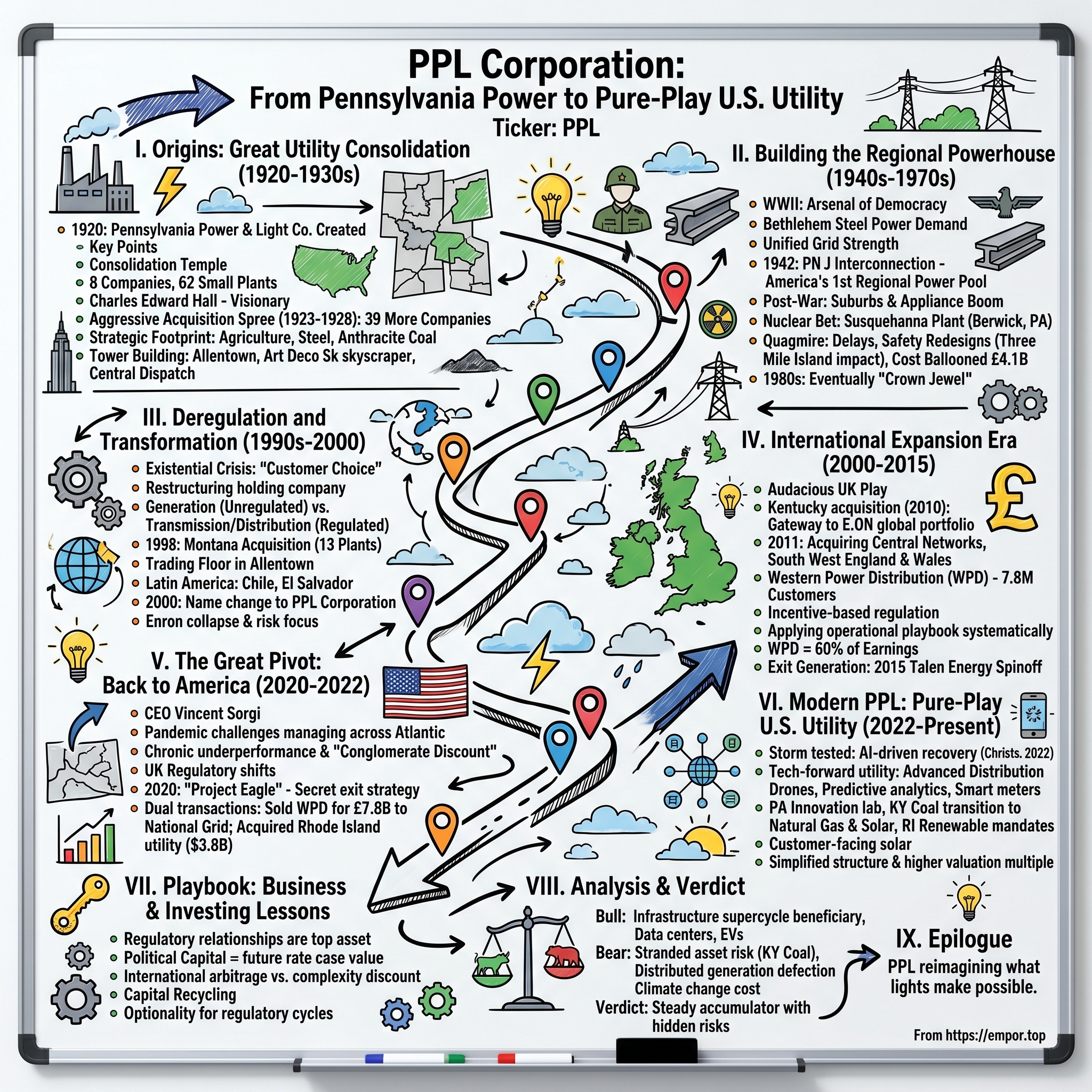 PPL Corporation visual story map