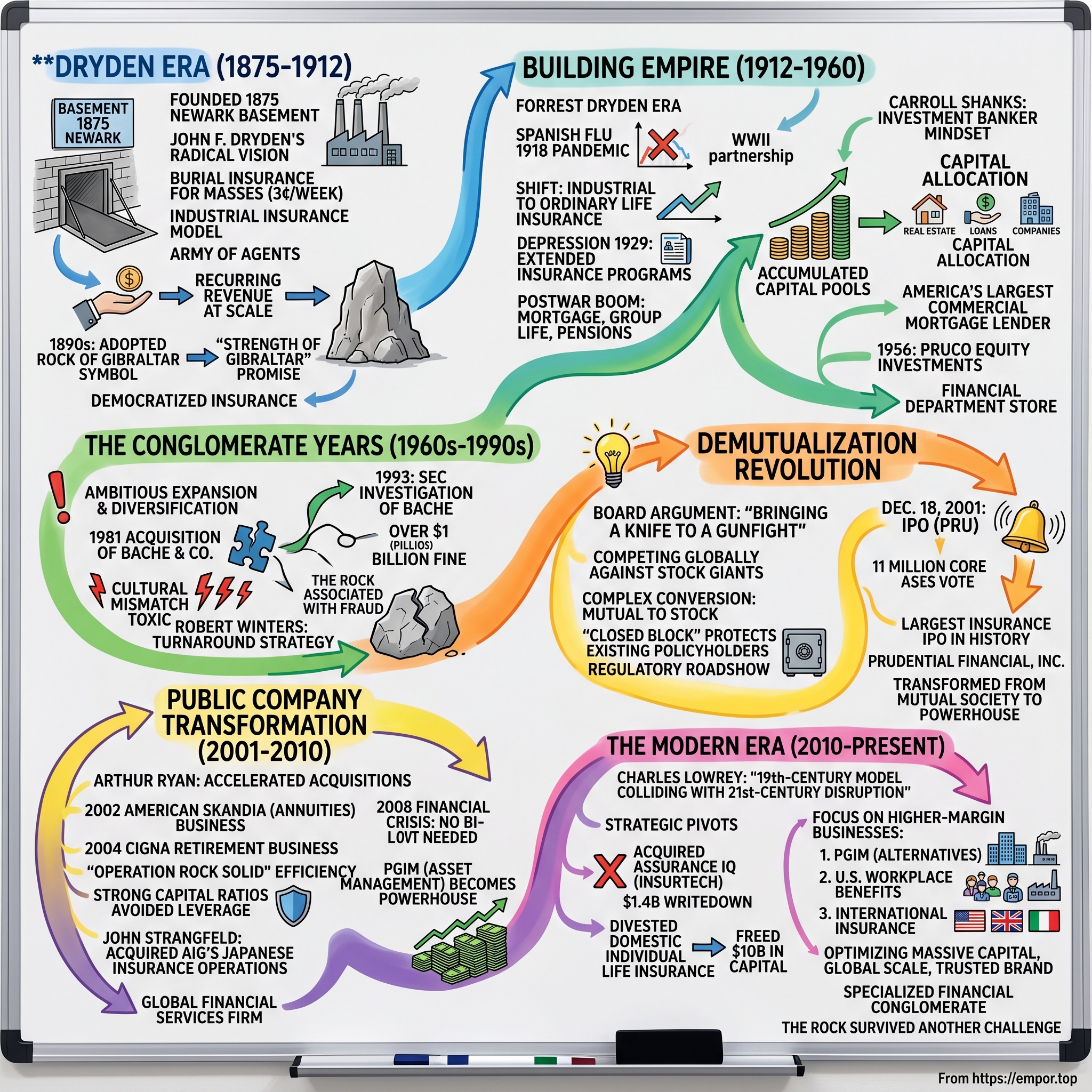 Prudential Financial visual story map