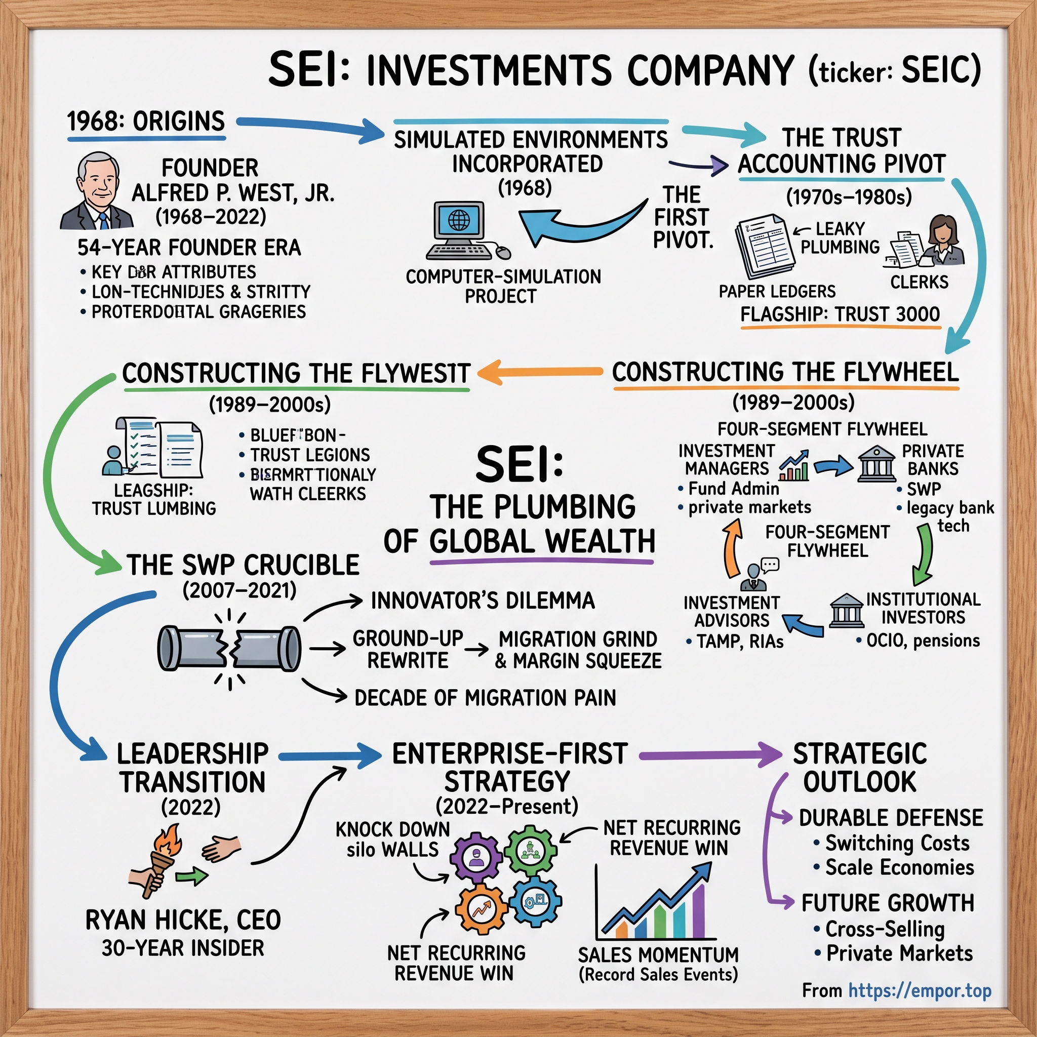 SEI Investments visual story map