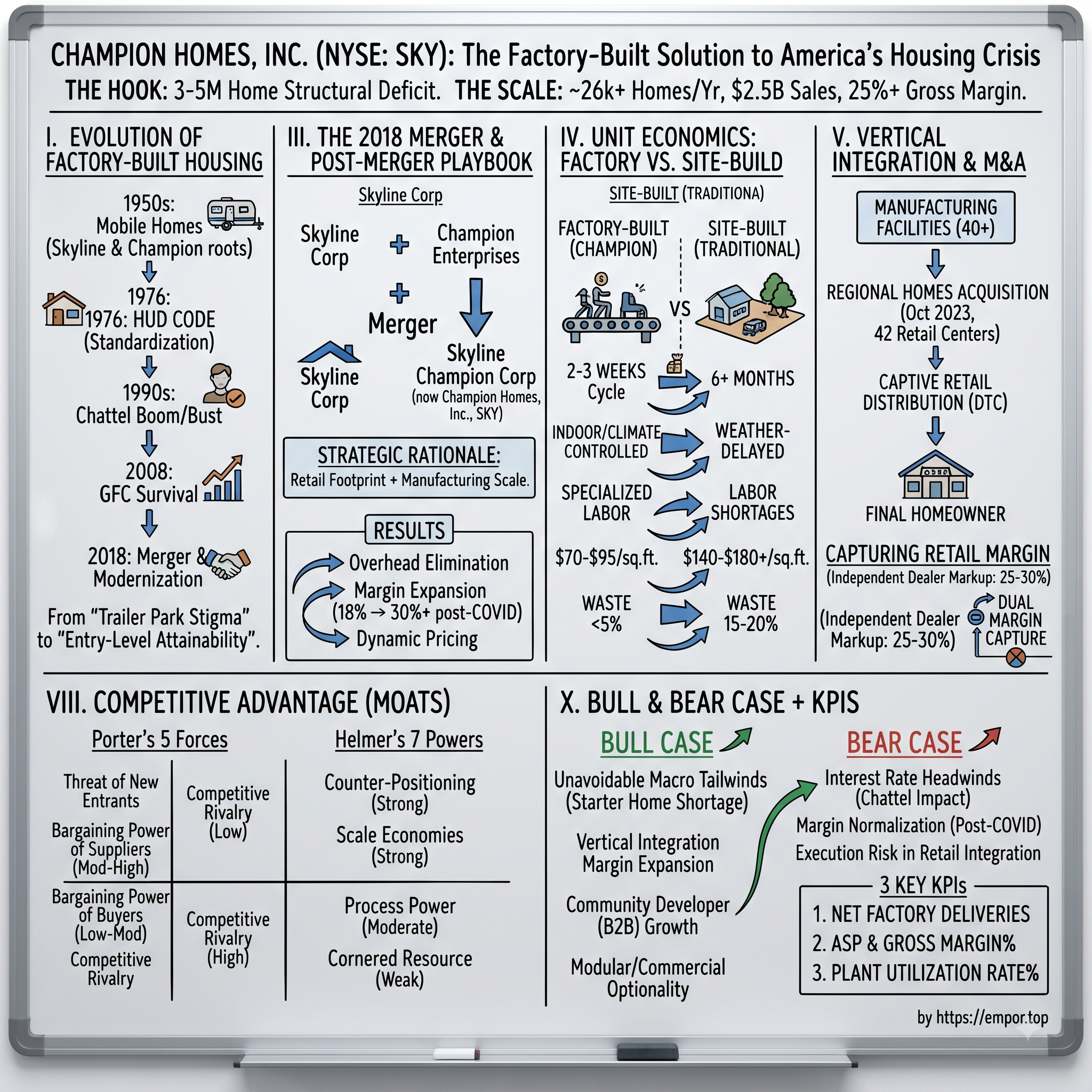 Champion Homes visual story map