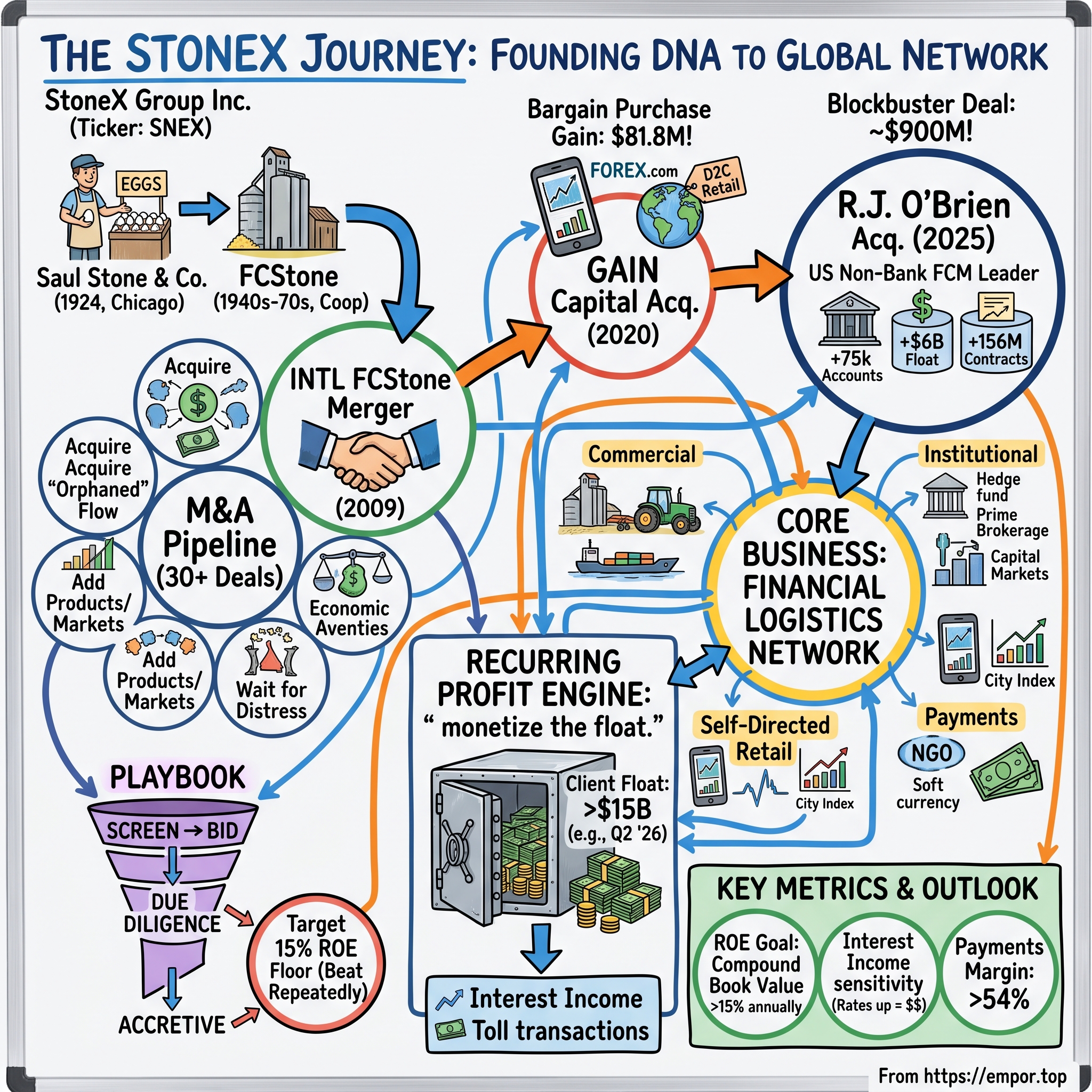 StoneX Group visual story map